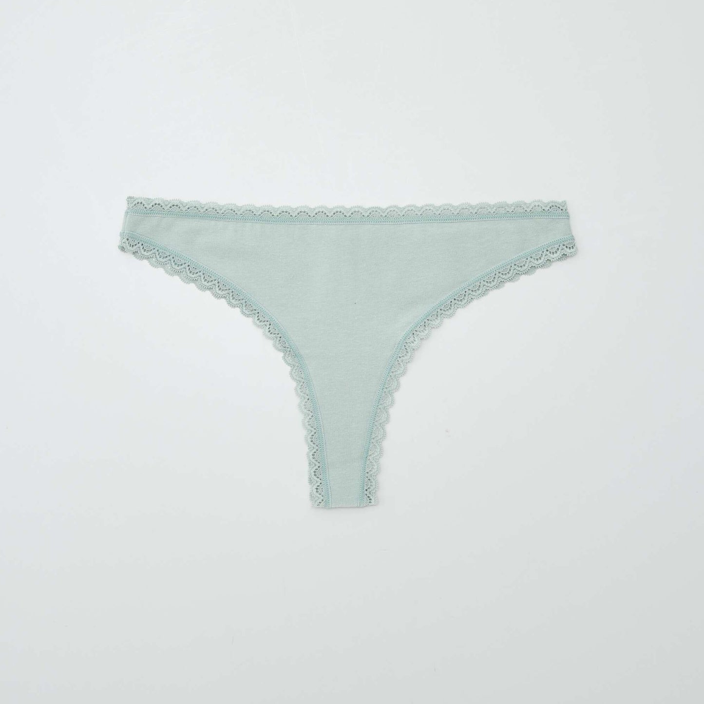 Lot de 2 tangas en coton VERT