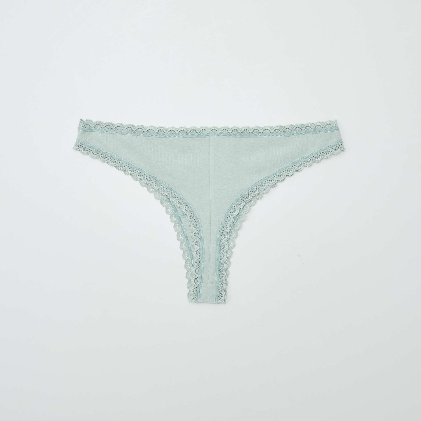 Lot de 2 tangas en coton VERT