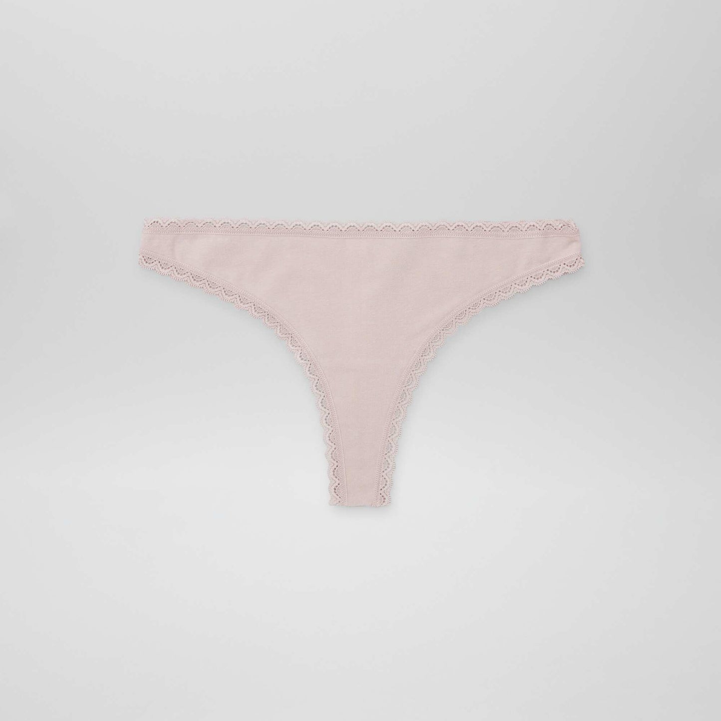 Lot de 2 tangas en coton ROSE