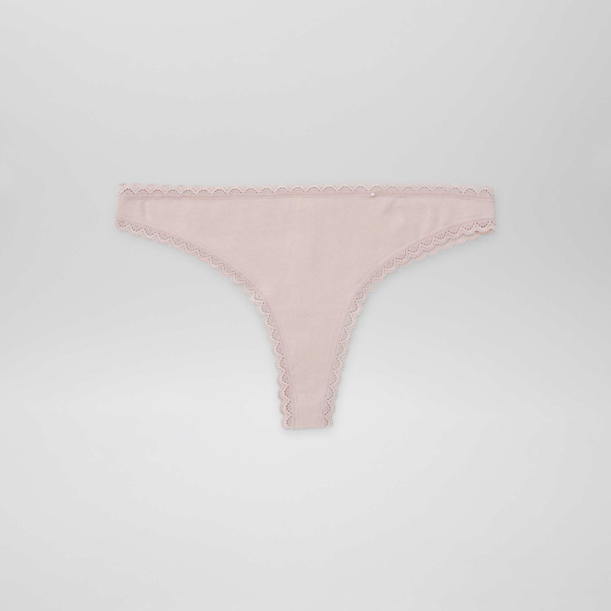 Lot de 2 tangas en coton ROSE