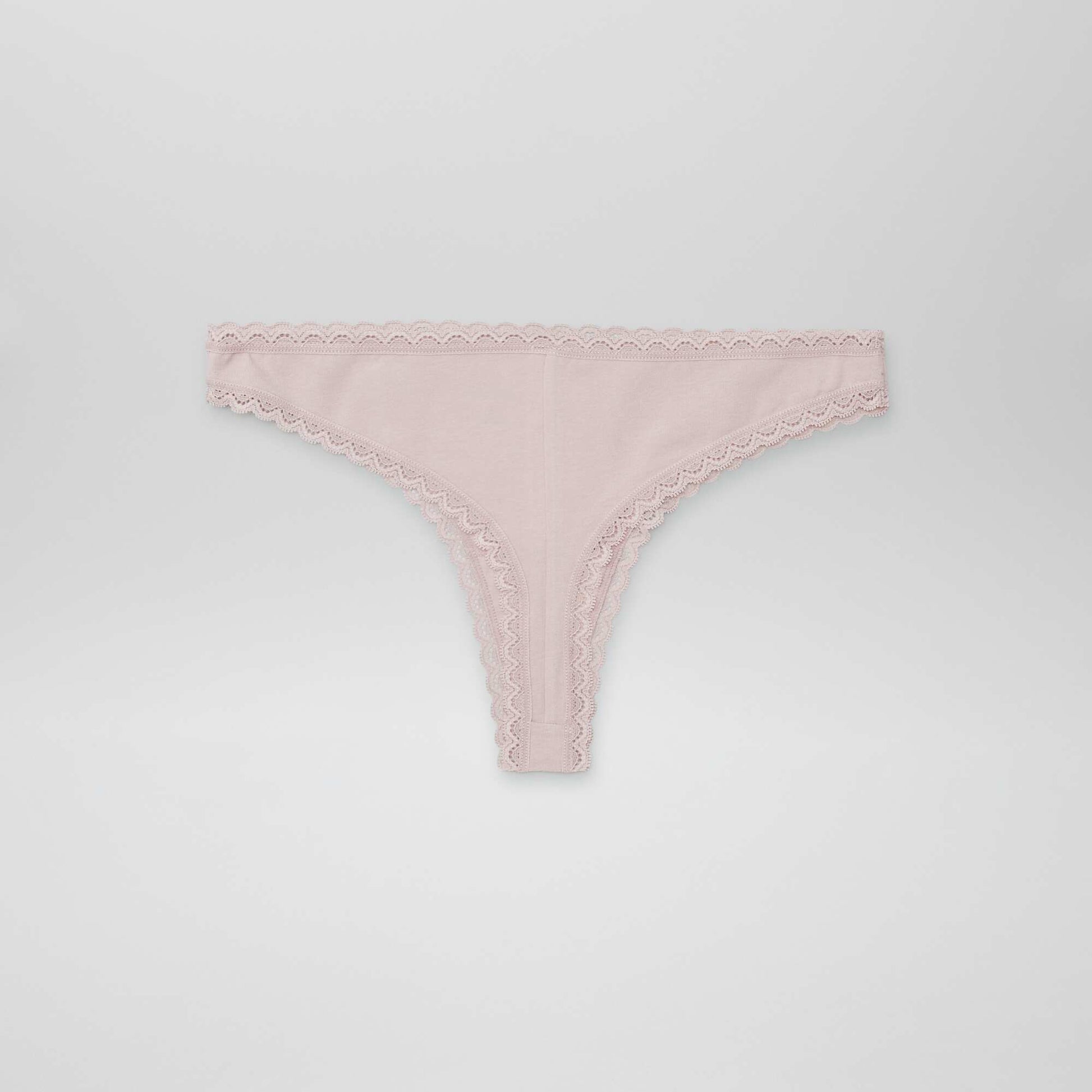 Lot de 2 tangas en coton ROSE