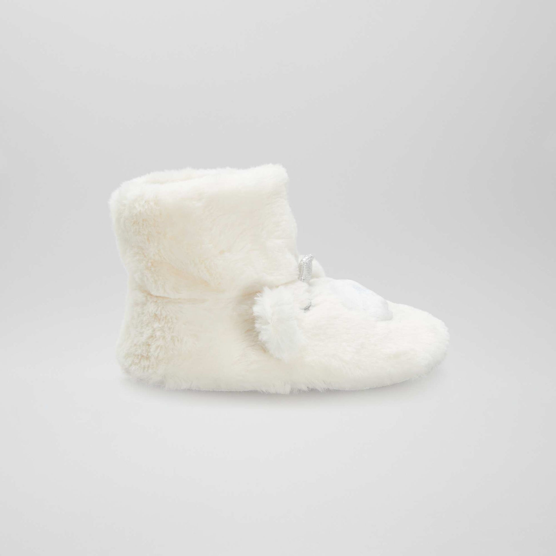 Chaussons ours blanc