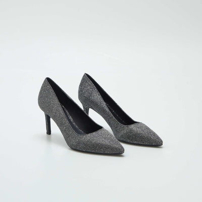 Escarpins à paillettes Gris