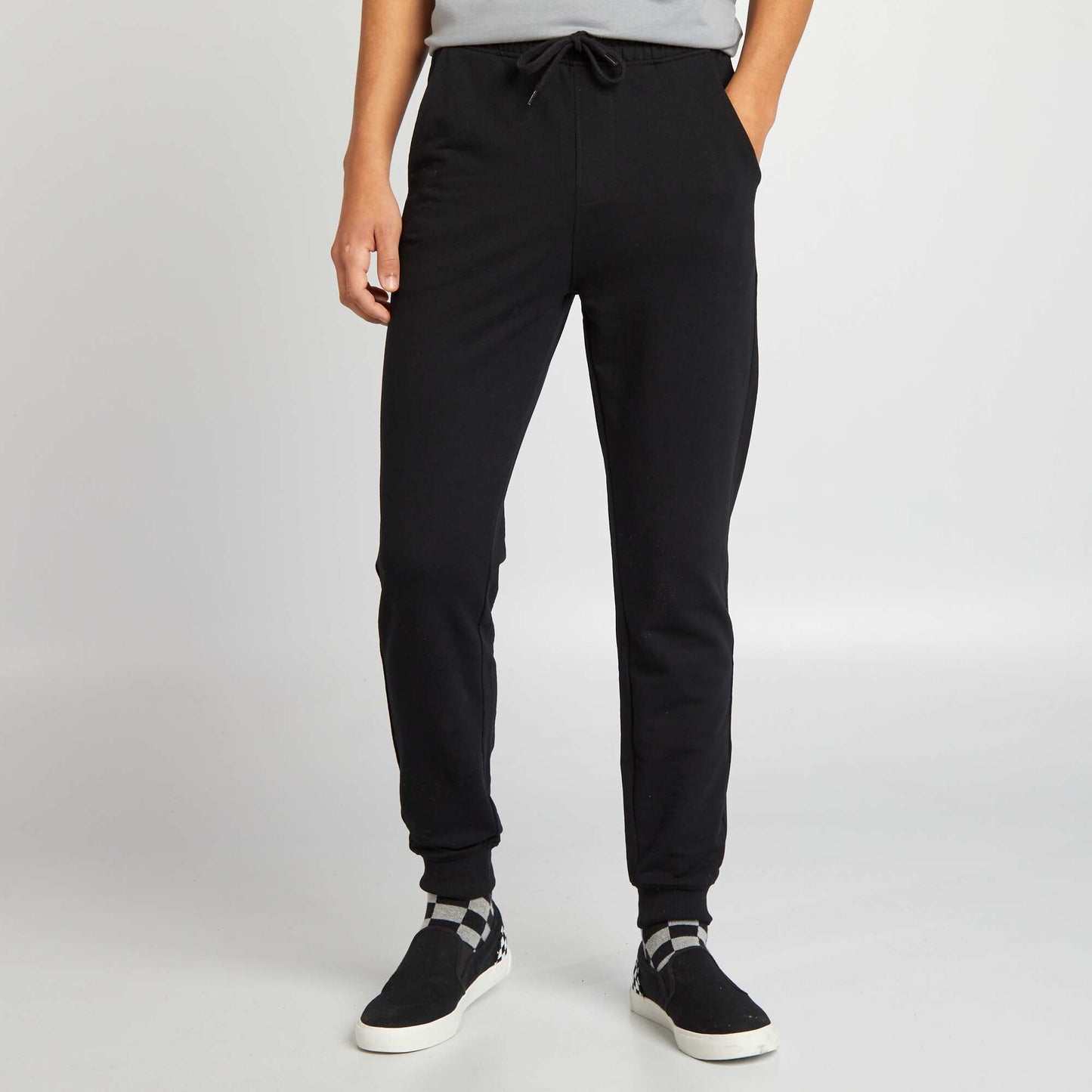 Pantalon de jogging uni noir