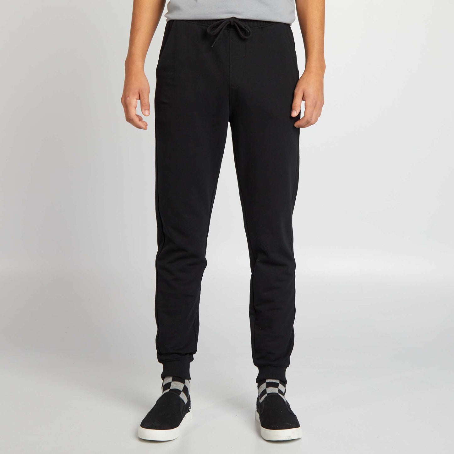 Pantalon de jogging uni noir