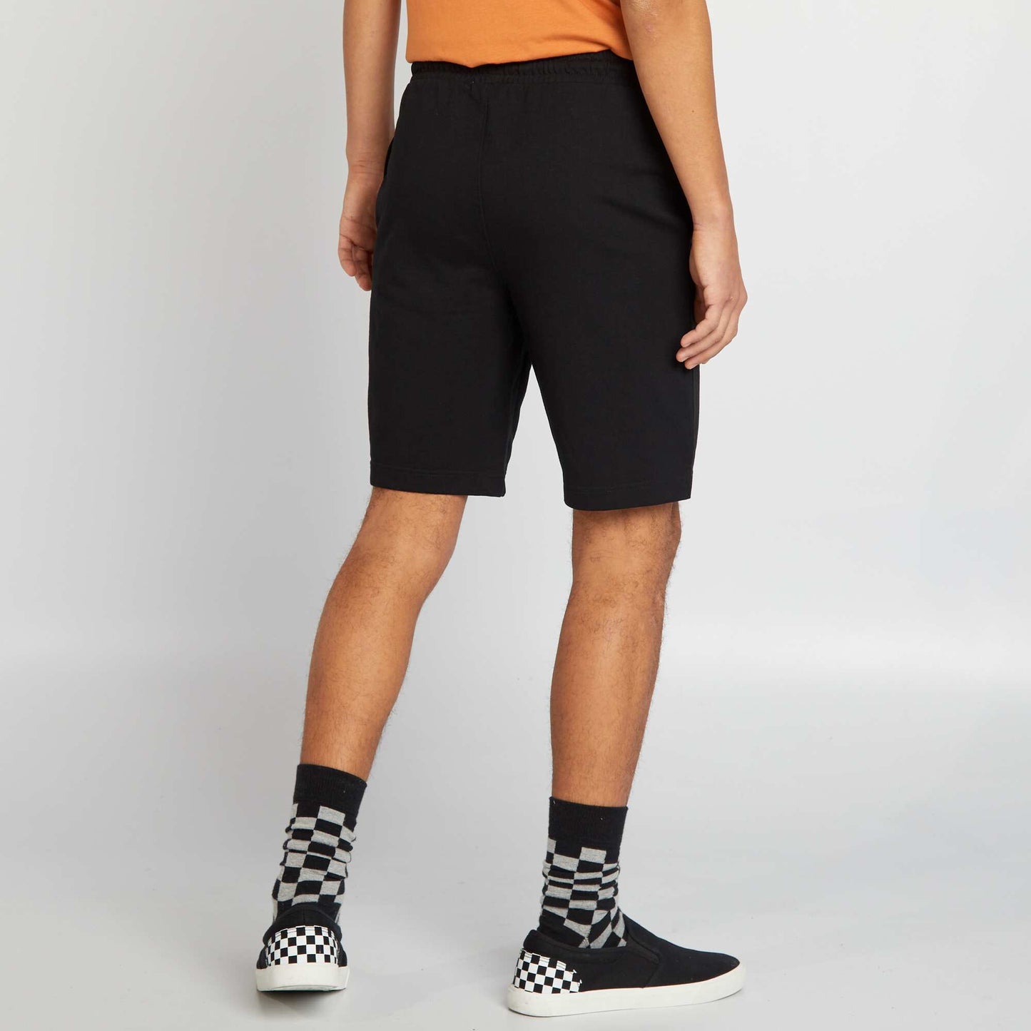 Short de sport style jogger noir