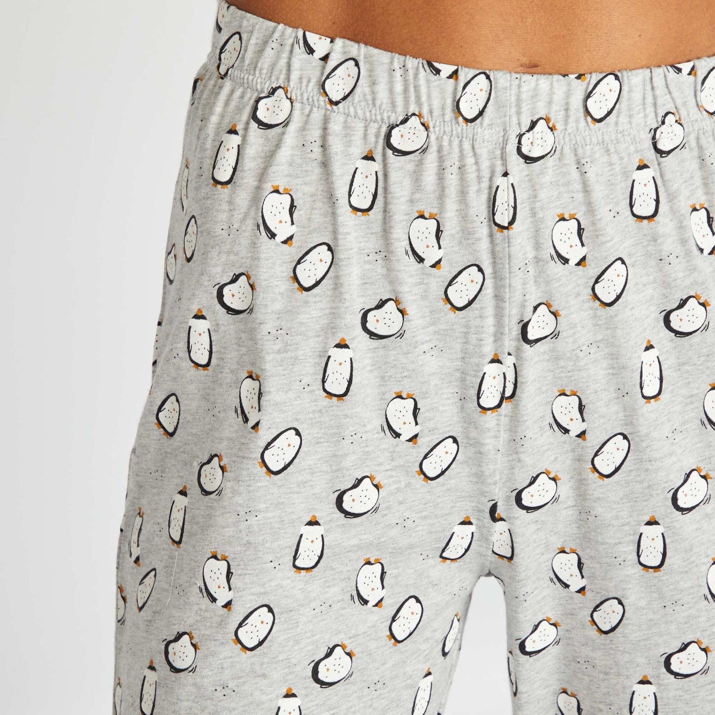 Ensemble pyjama de Noël - 3 pièces Blanc/gris