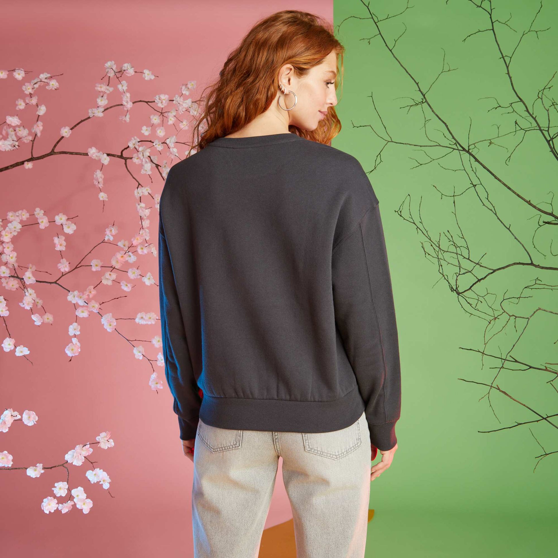 Sweat en molleton - Wicked Noir