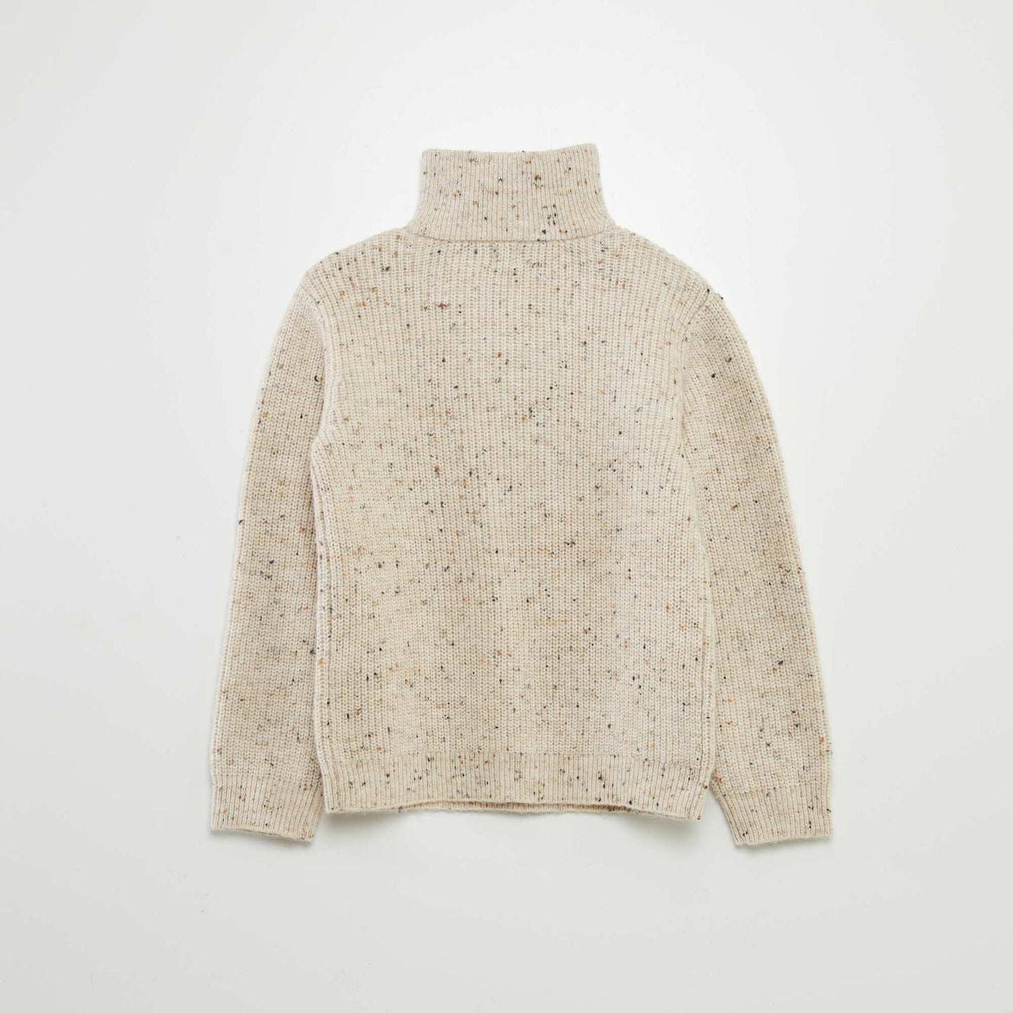 Pull col camionneur Beige