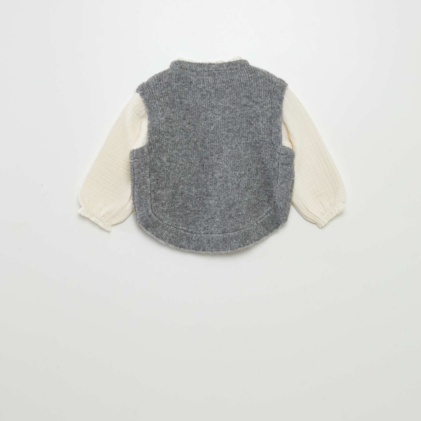 Pull et blouse 2 en 1 Gris