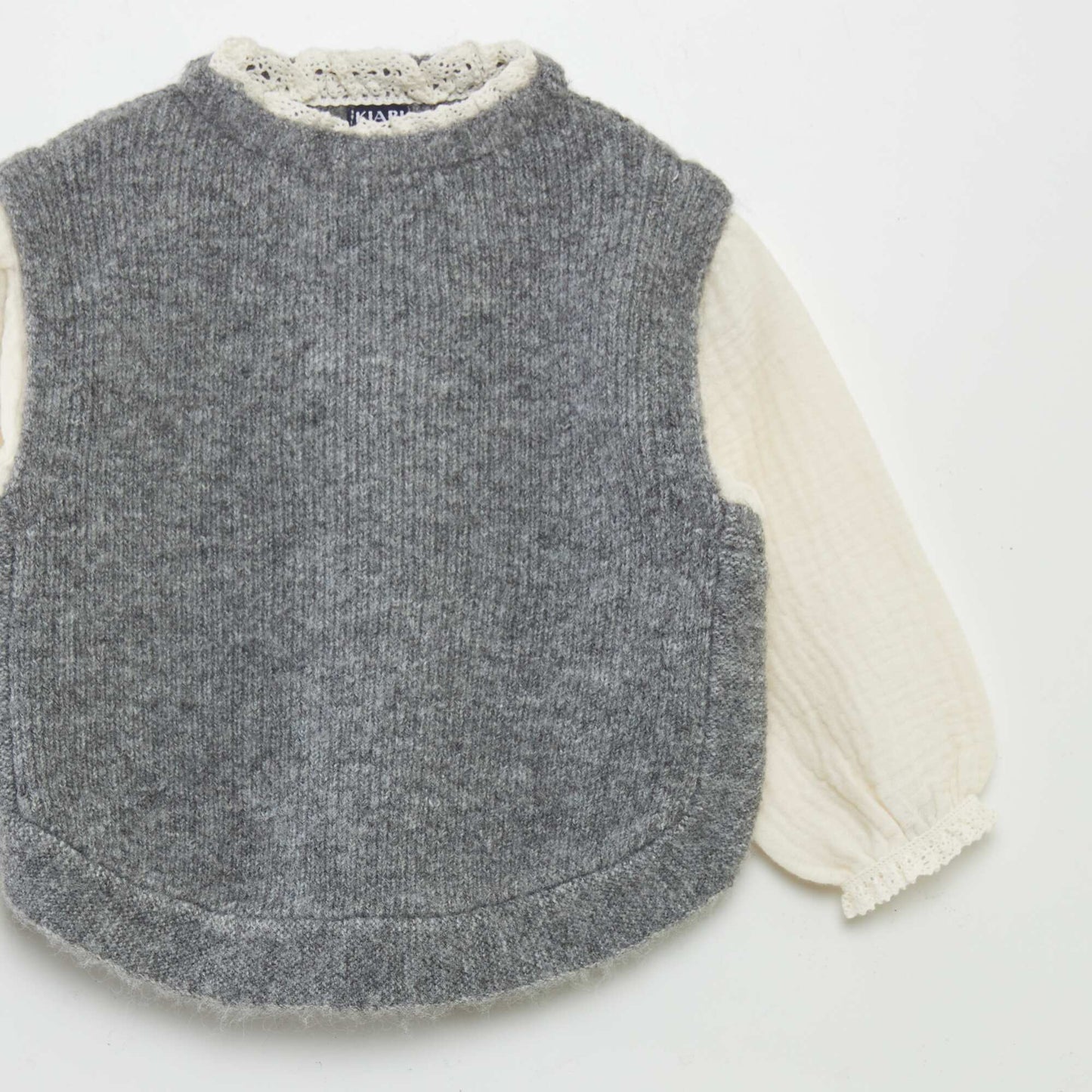 Pull et blouse 2 en 1 Gris