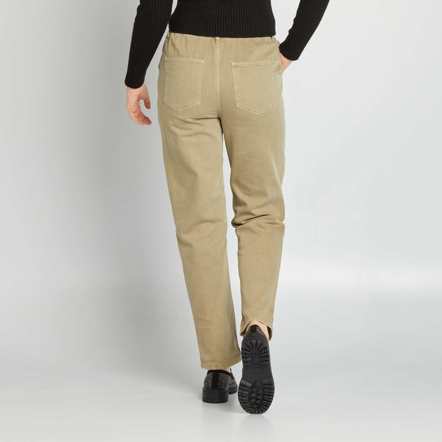 Pantalon en twill Vert