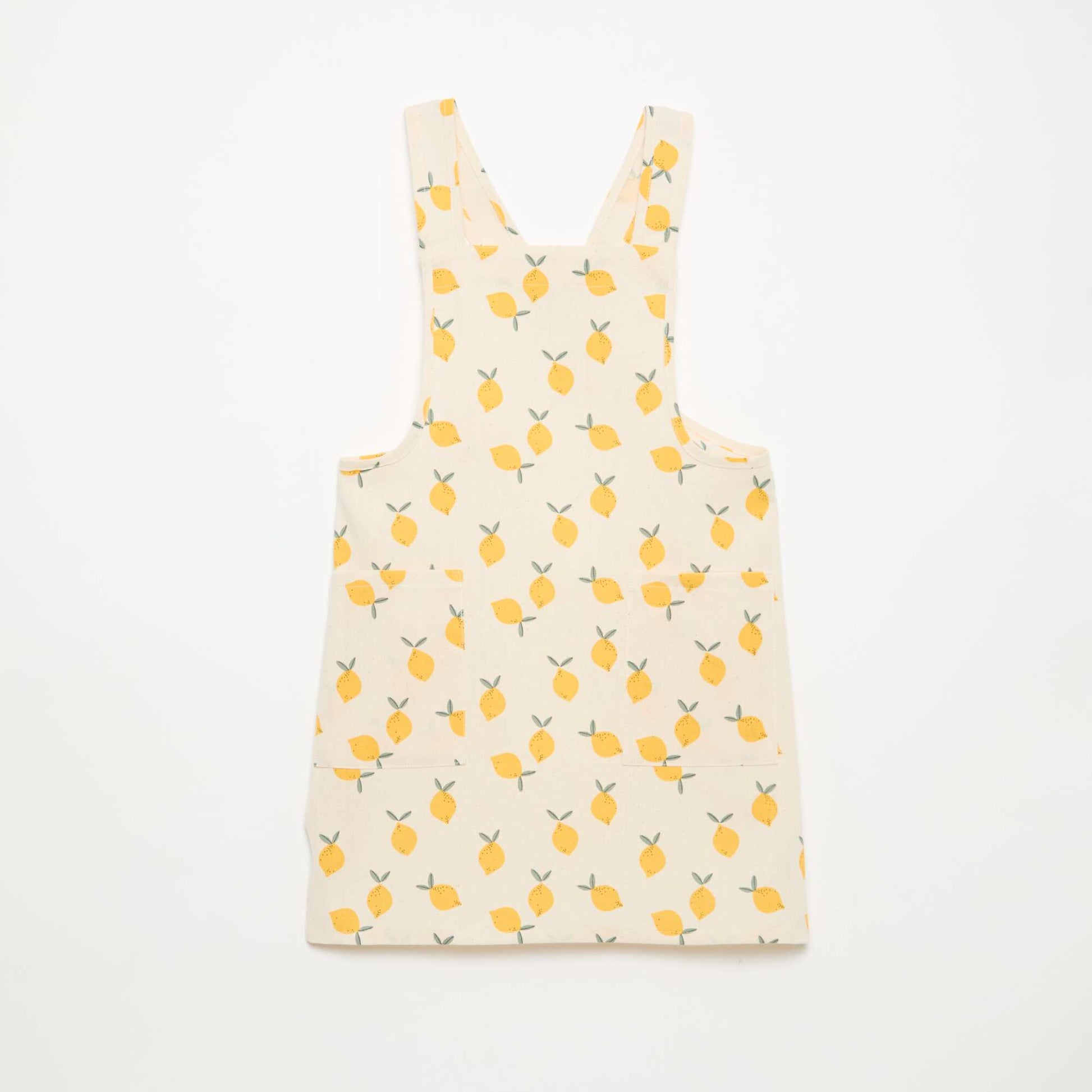 Tablier japonais de cuisine enfant - Kiabi Home BLANC/JAUNE