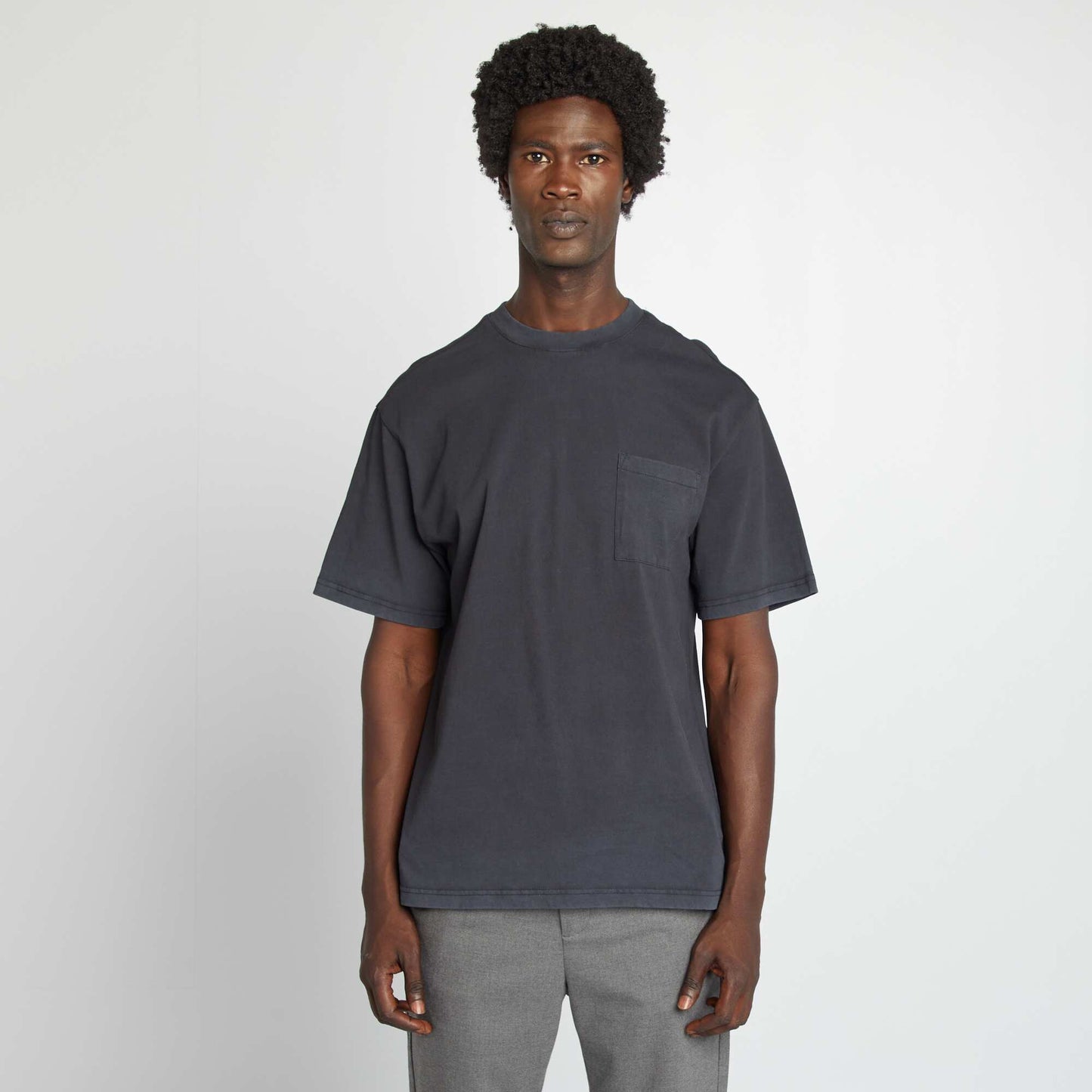 Tee-shirt coupe large Noir