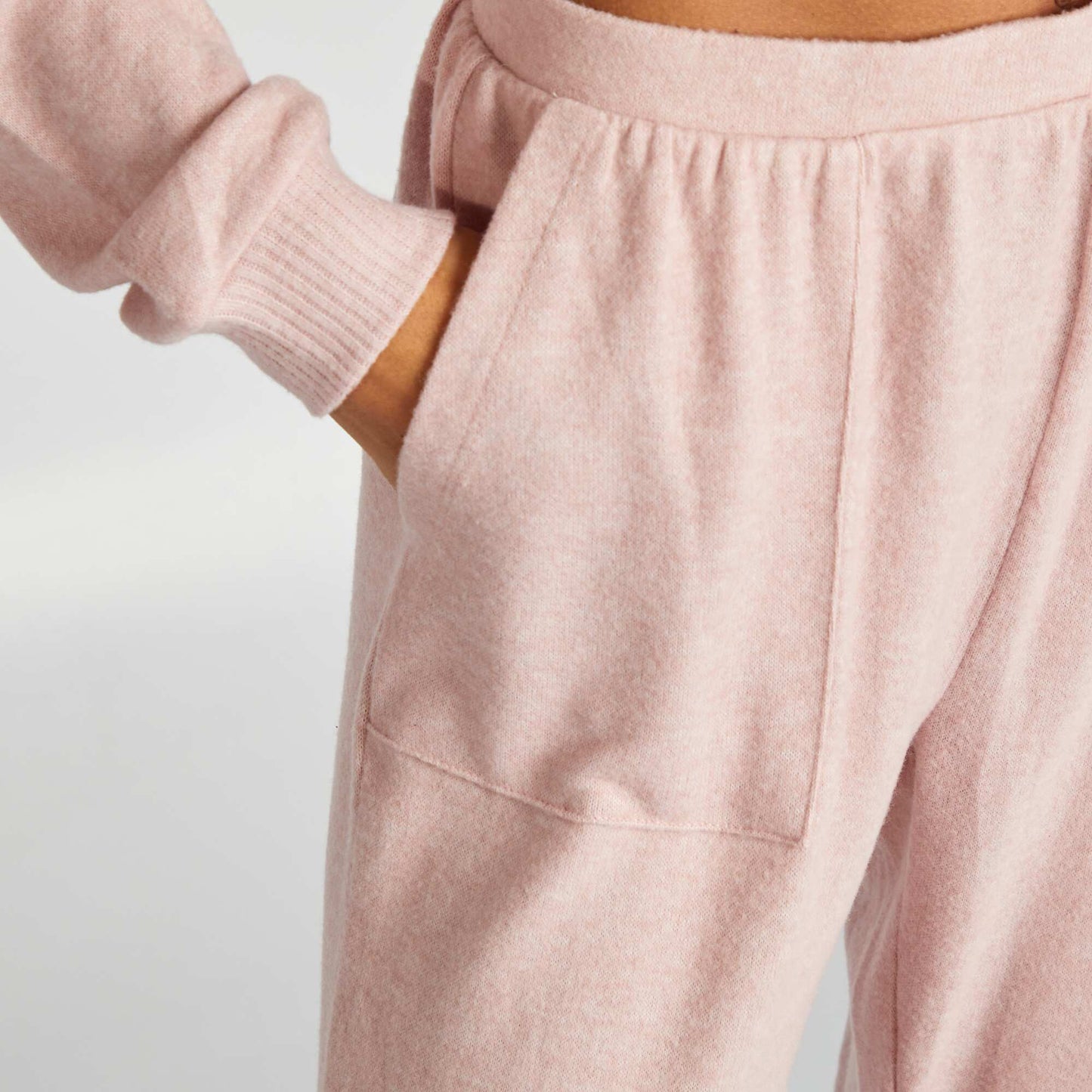 Pyjama en maille doudou - 2 pi ces Rose