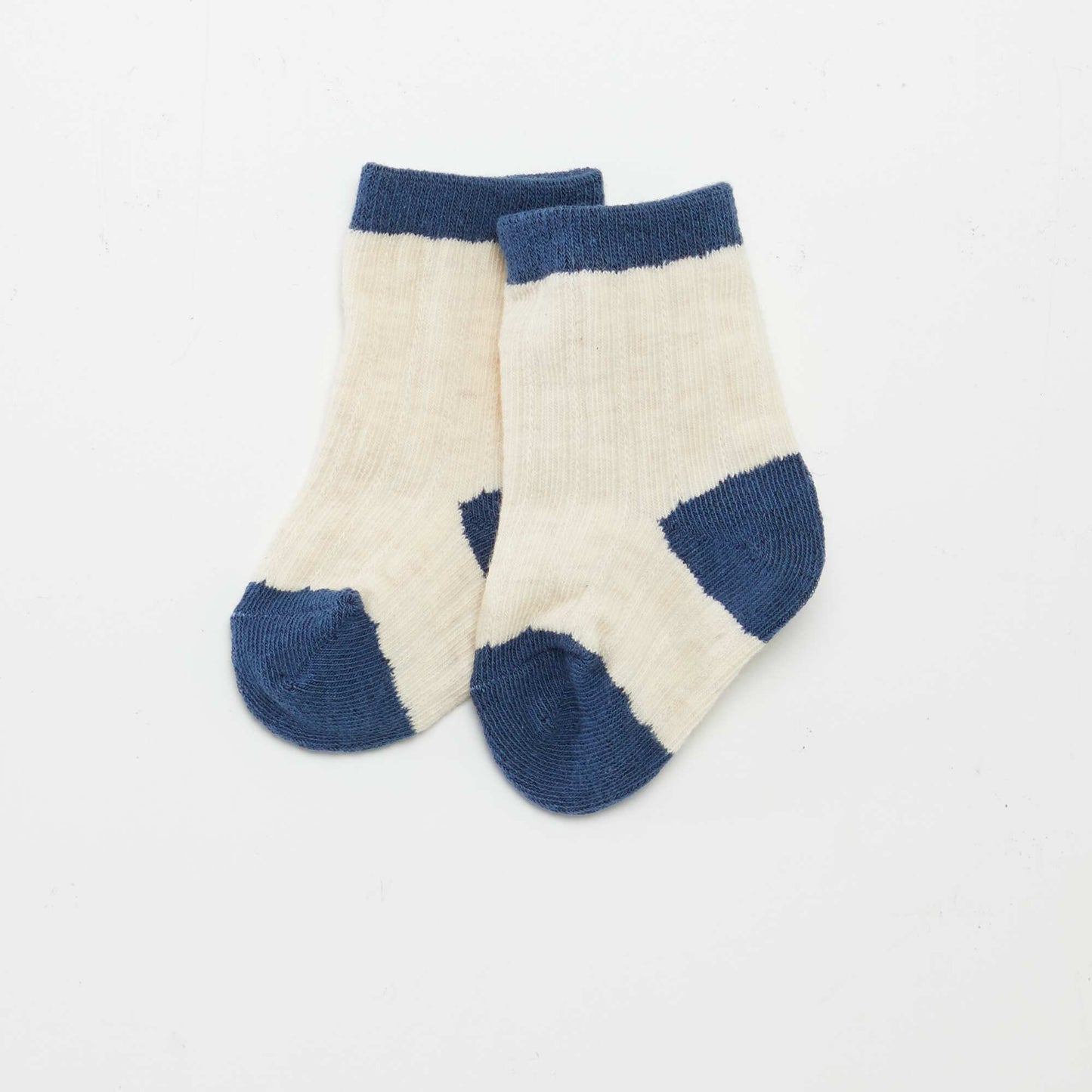 Pantalon en tricot + chaussettes Bleu