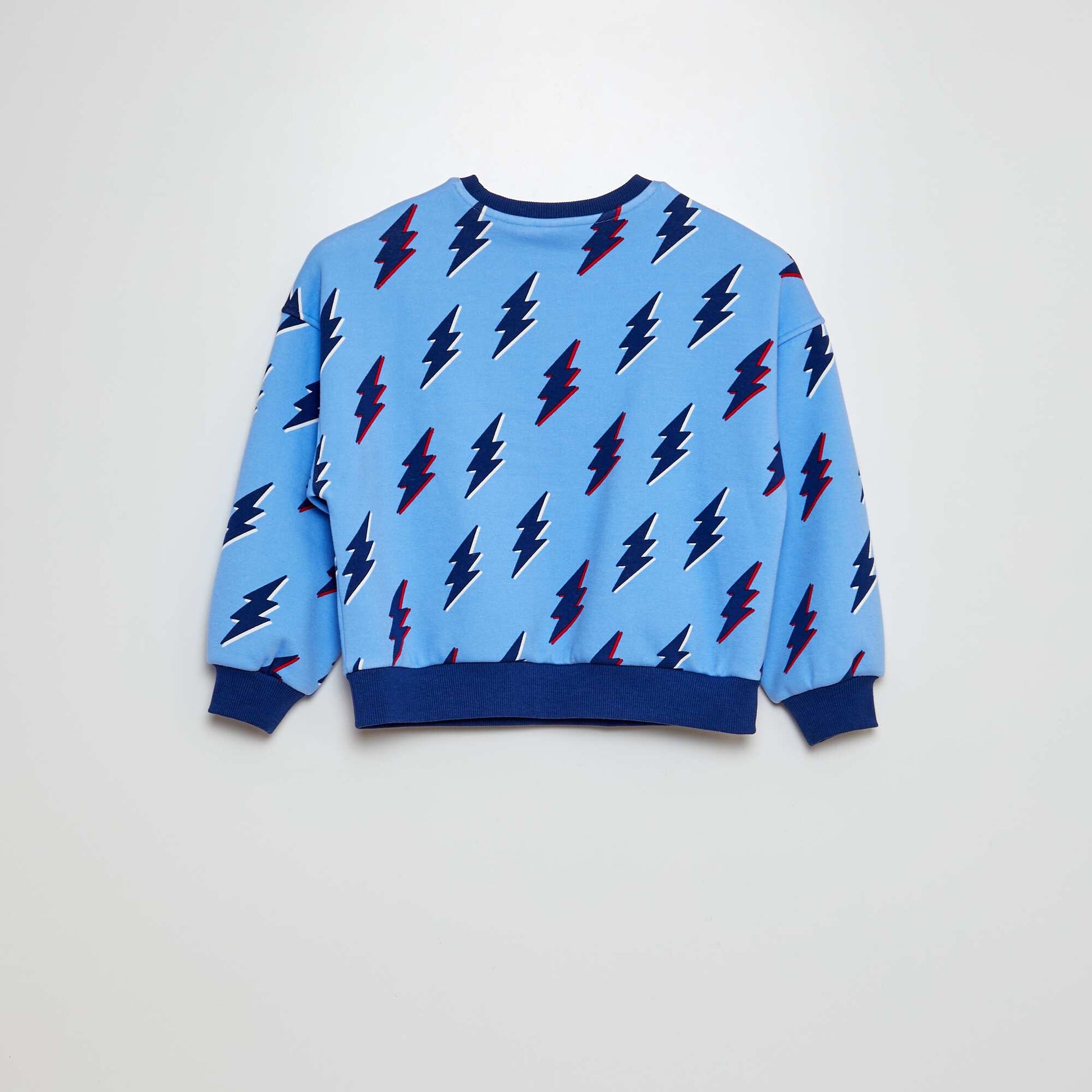 Sweat imprimé Bleu