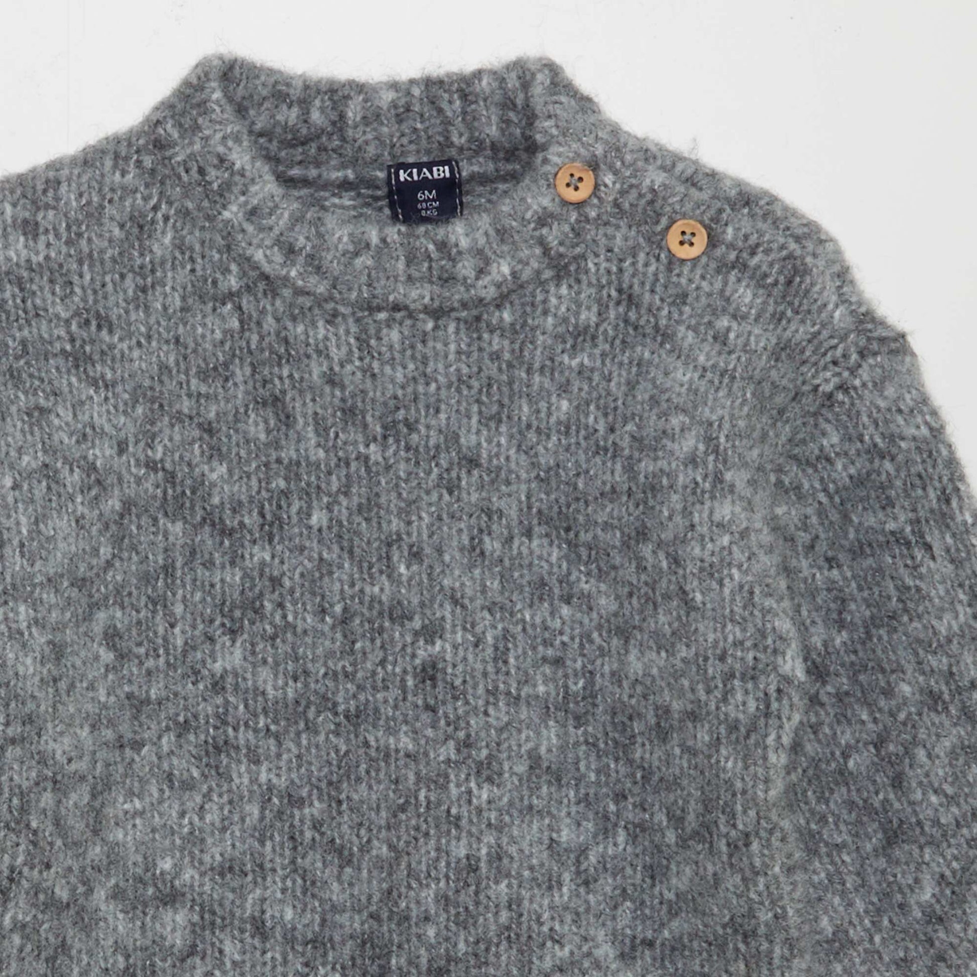Ensemble pull + legging en maille tricot - 2 pi ces Noir