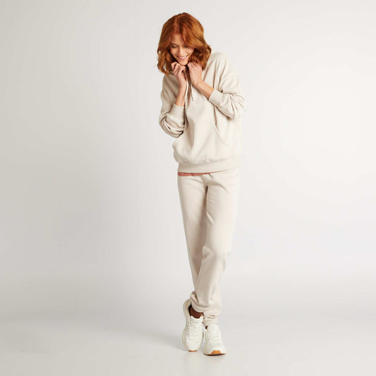 Jogging basique en molleton GRIS