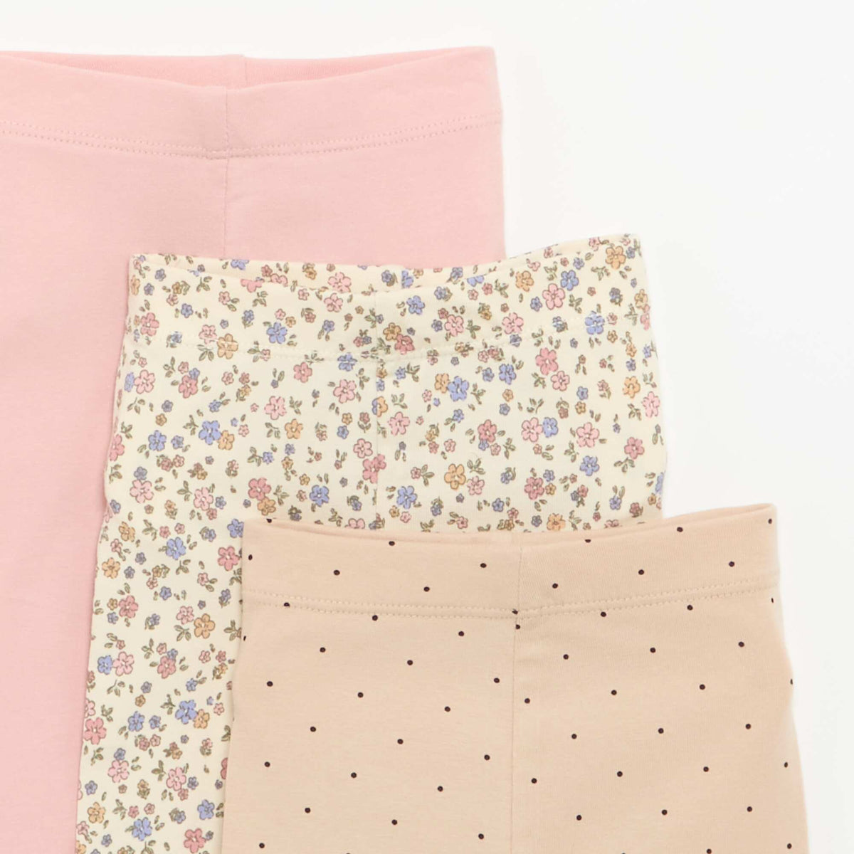 Lot de 3 leggings longs BLANC