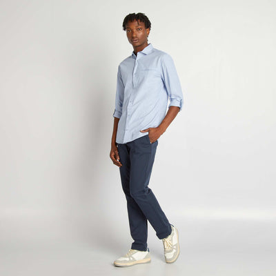Pantalon chino multipoches BLEU