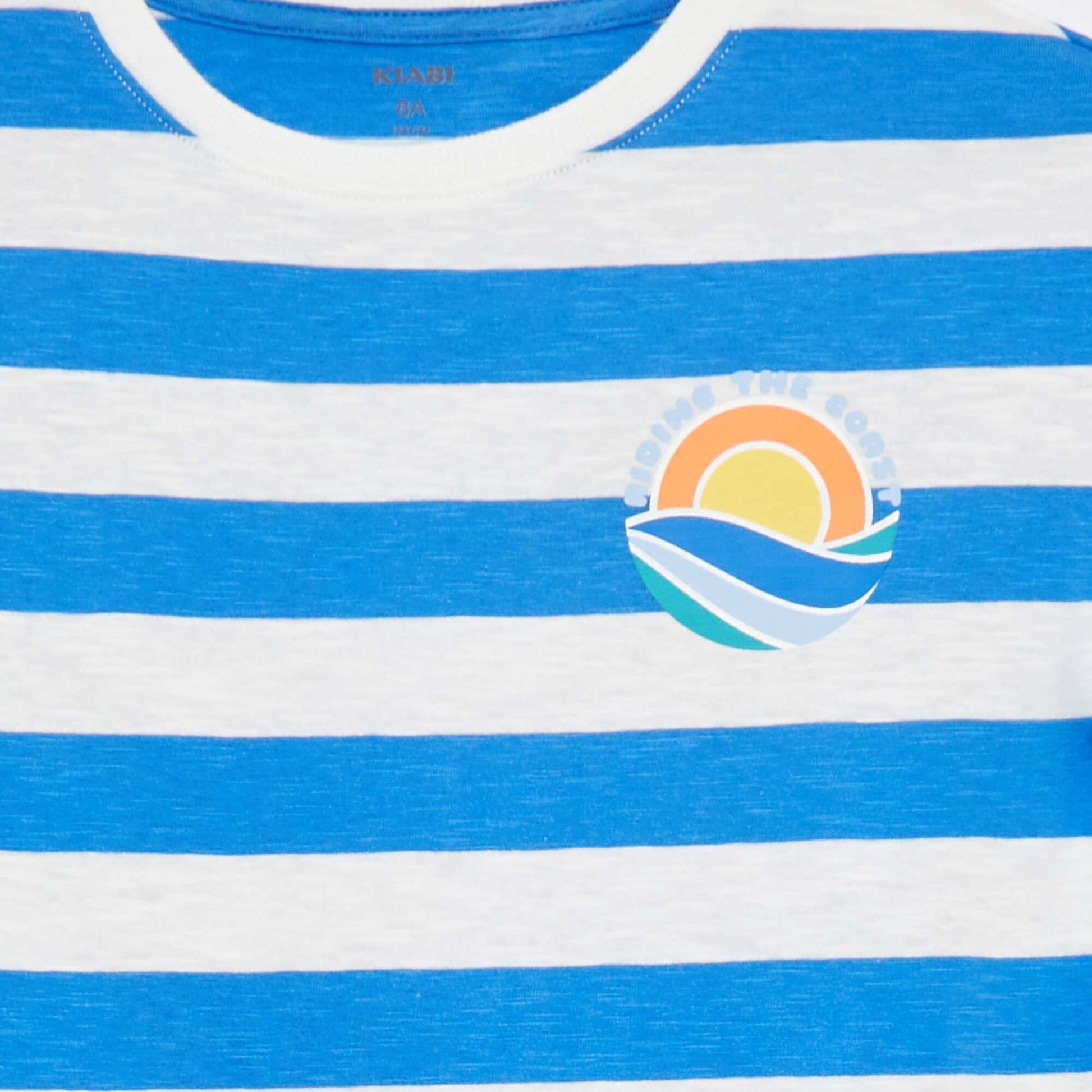 T-shirt à manches courtes avec imprimé BLANC