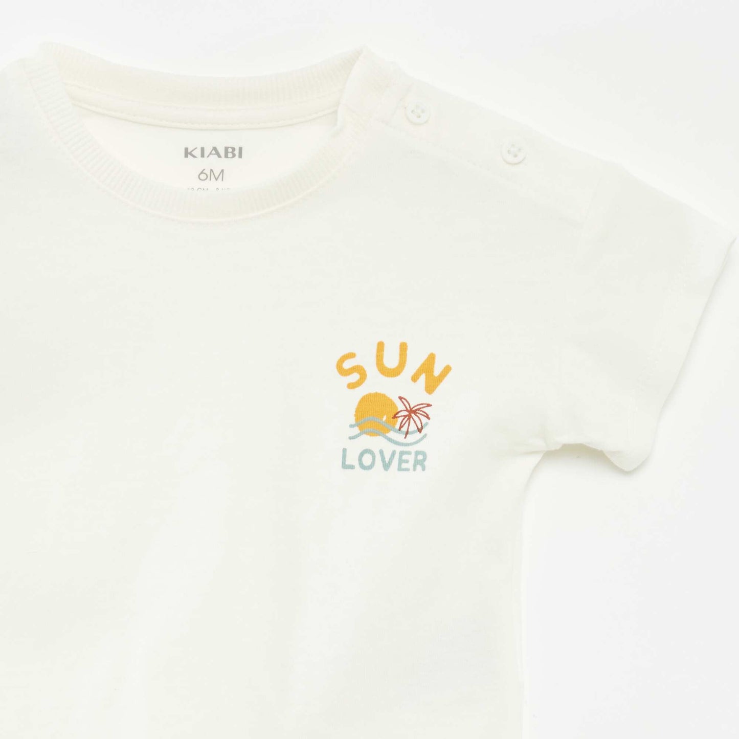 Ensemble short + t-shirt - 2 pièces BLANC