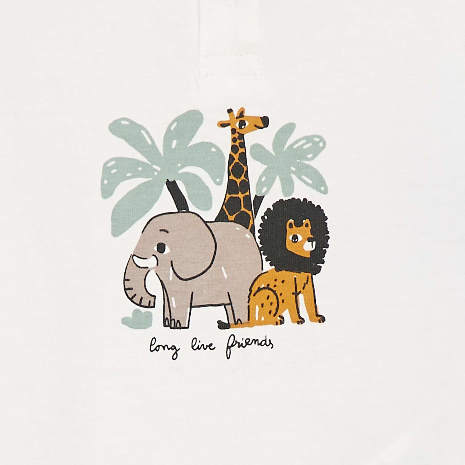 Ensemble t-shirt sans manches + short - 2 pièces BLANC