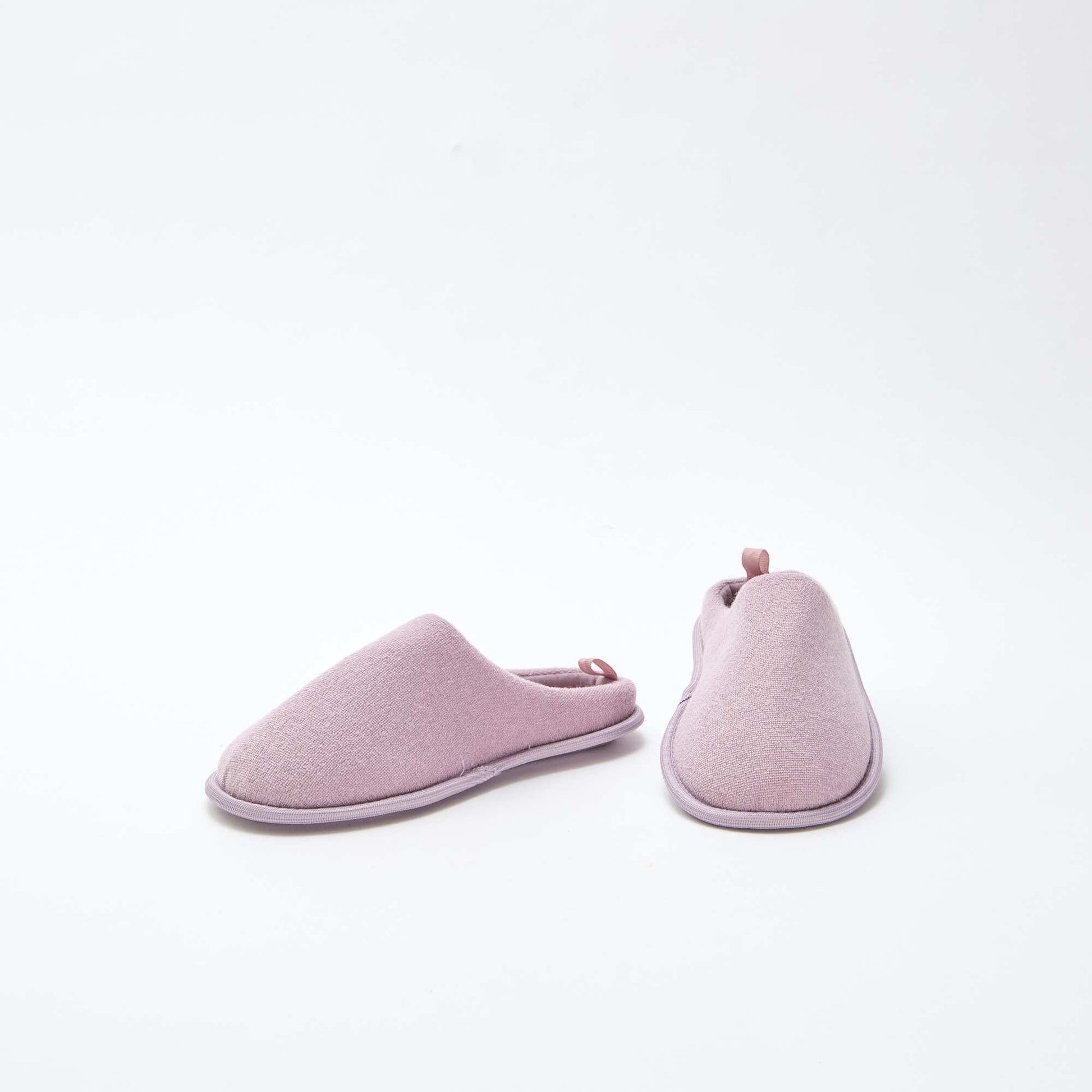 Chaussons mules unis VIOLET