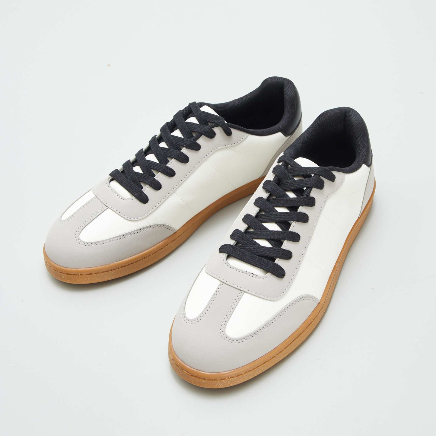 Baskets basses tricolore BLANC