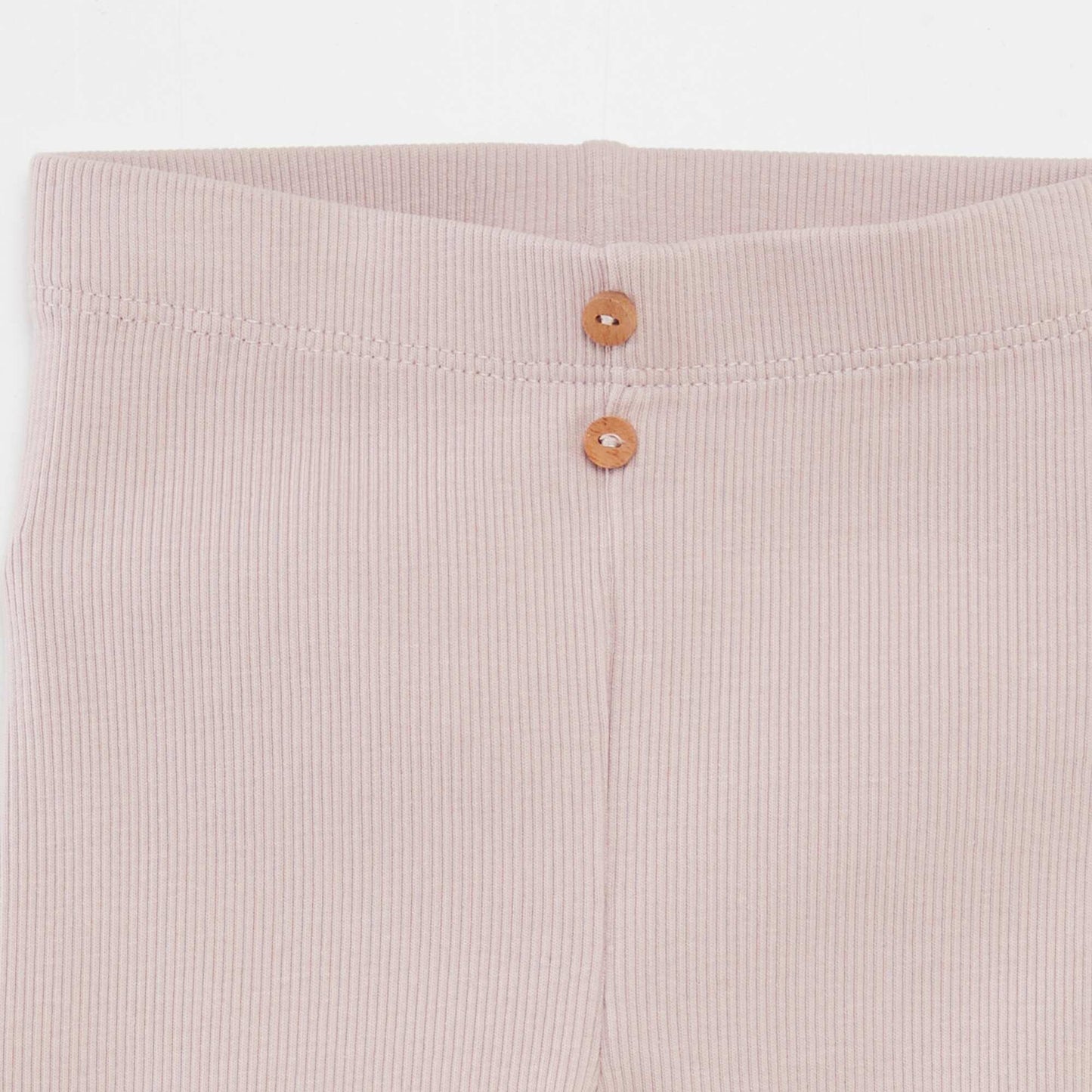 Legging côtelé avec boutons VIOLET