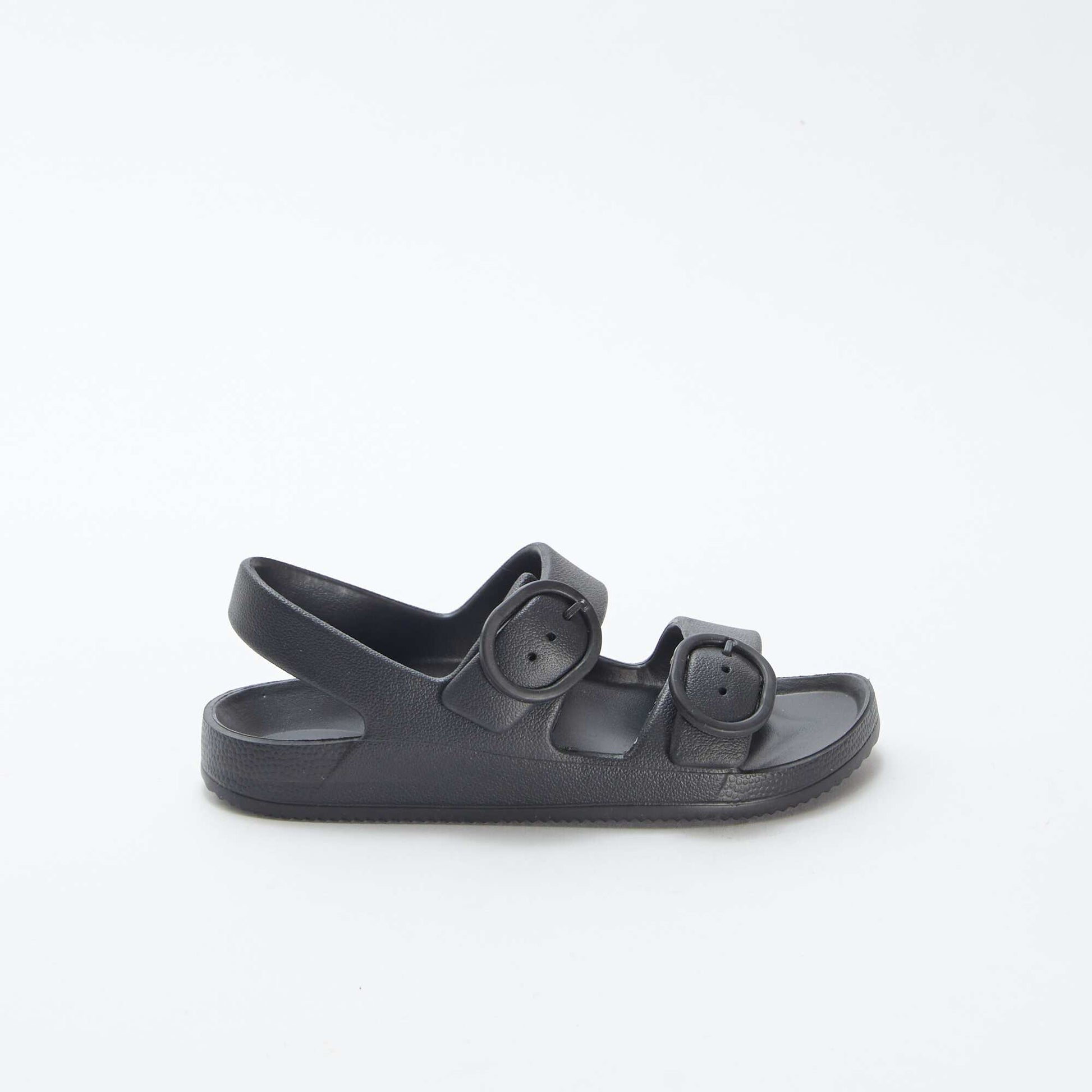Sandales à double bride NOIR