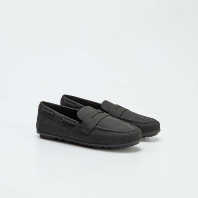 Mocassins bateaux unis Noir