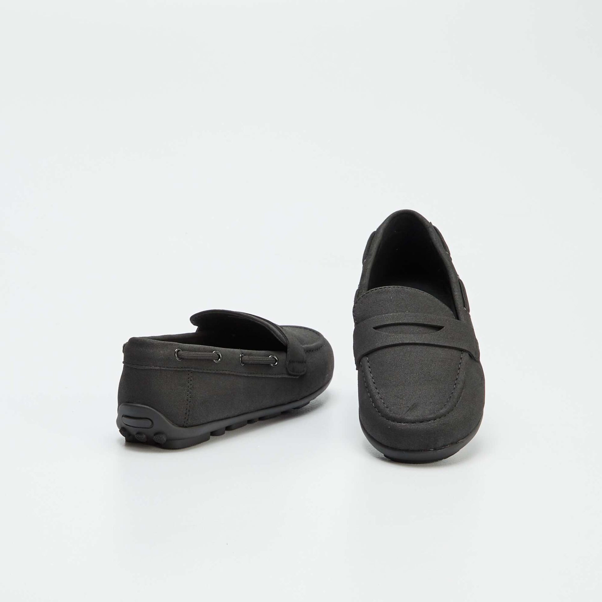 Mocassins bateaux unis Noir