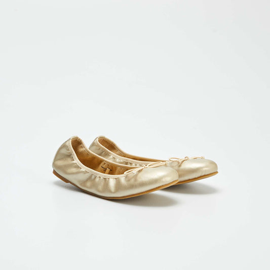 Ballerines plates Jaune