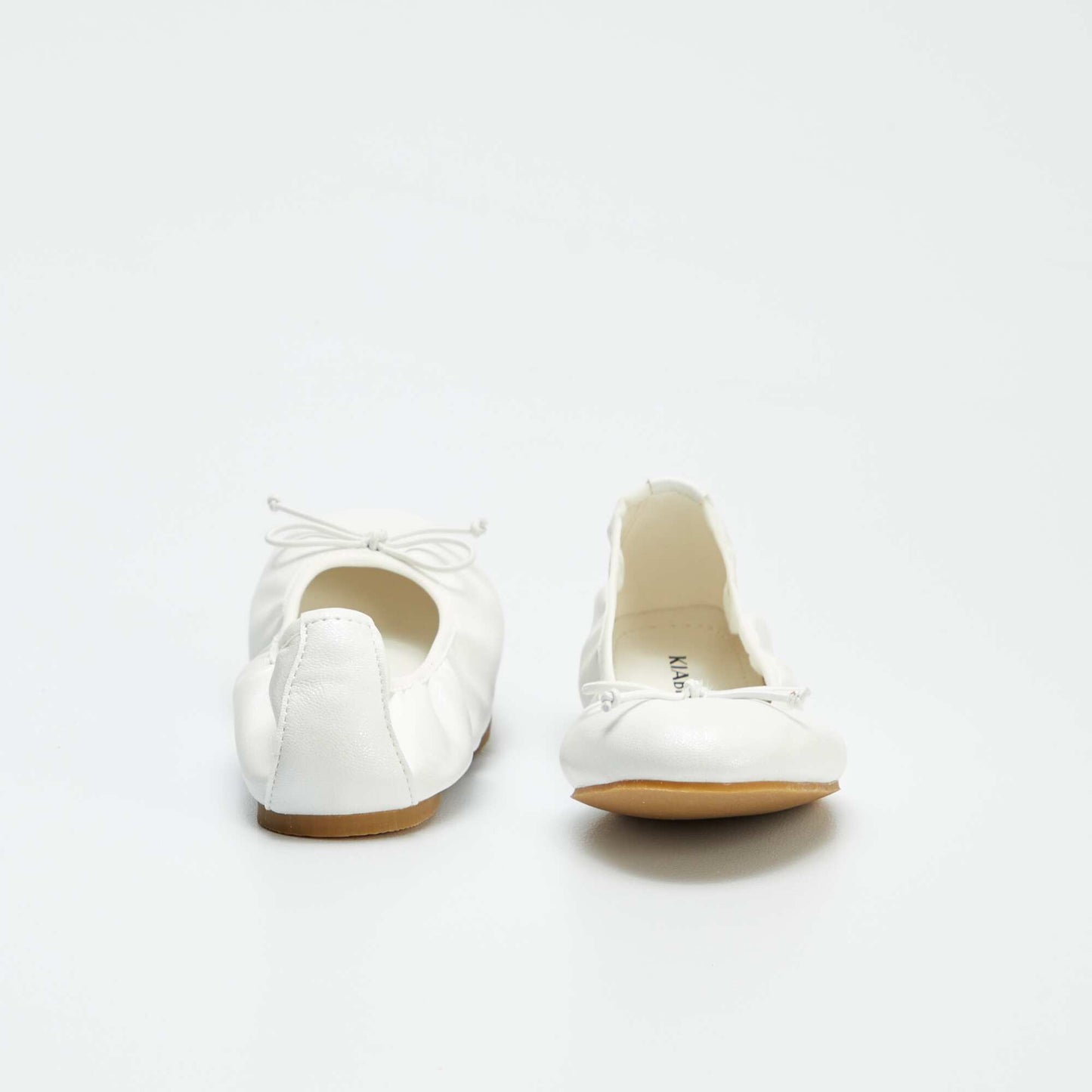 Ballerines plates Blanc