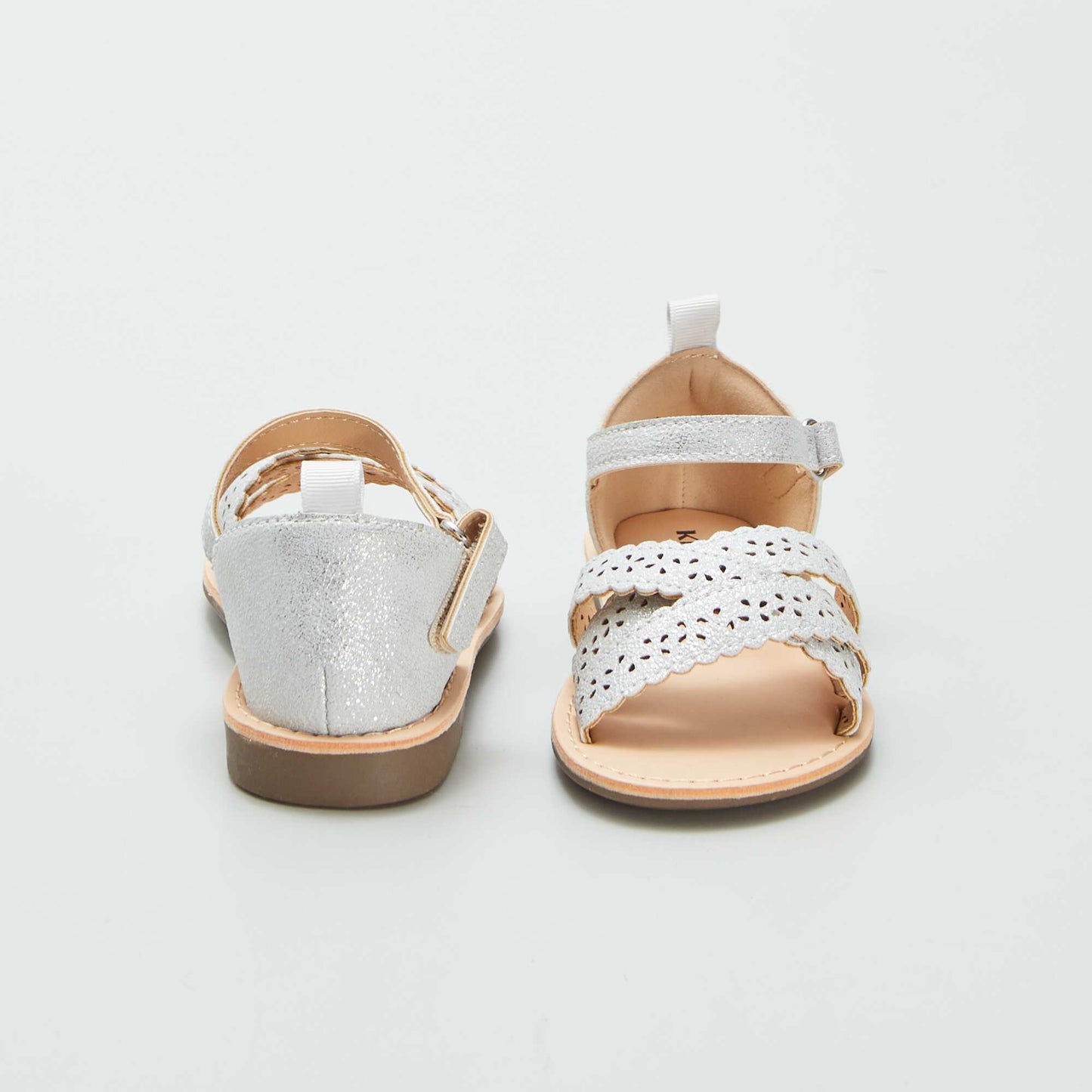 Sandales à brides ajourées GRIS