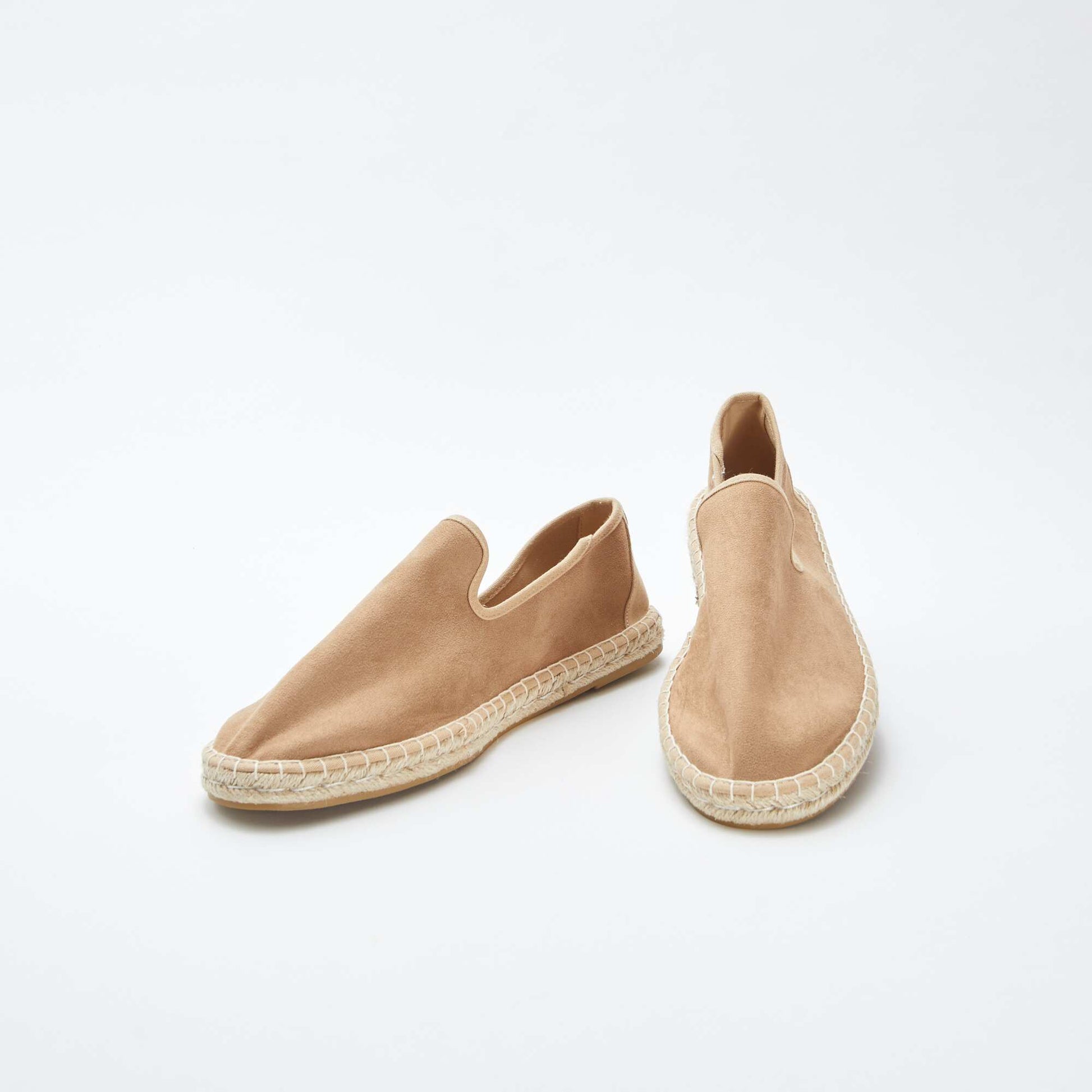 Espadrilles en suédine MARRON