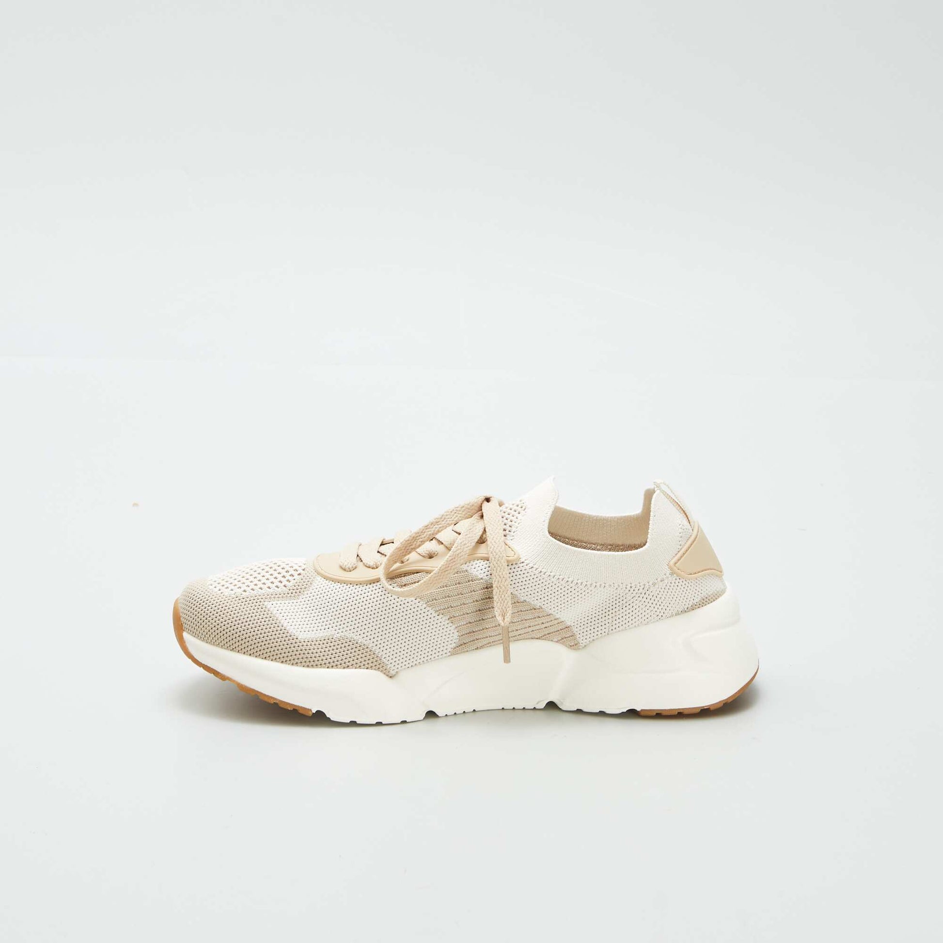 Baskets en mesh Beige
