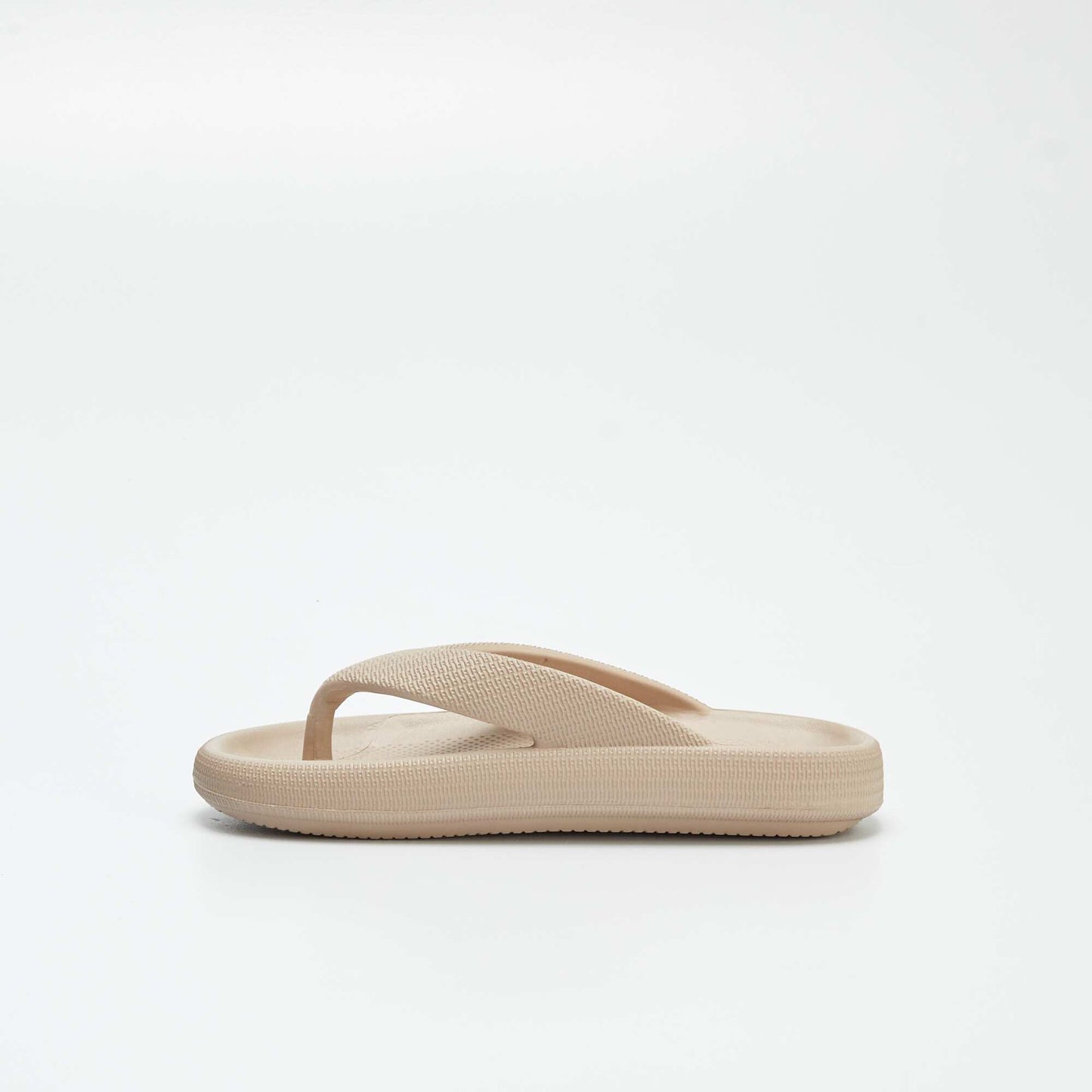 Tongs en semelle chunky Beige