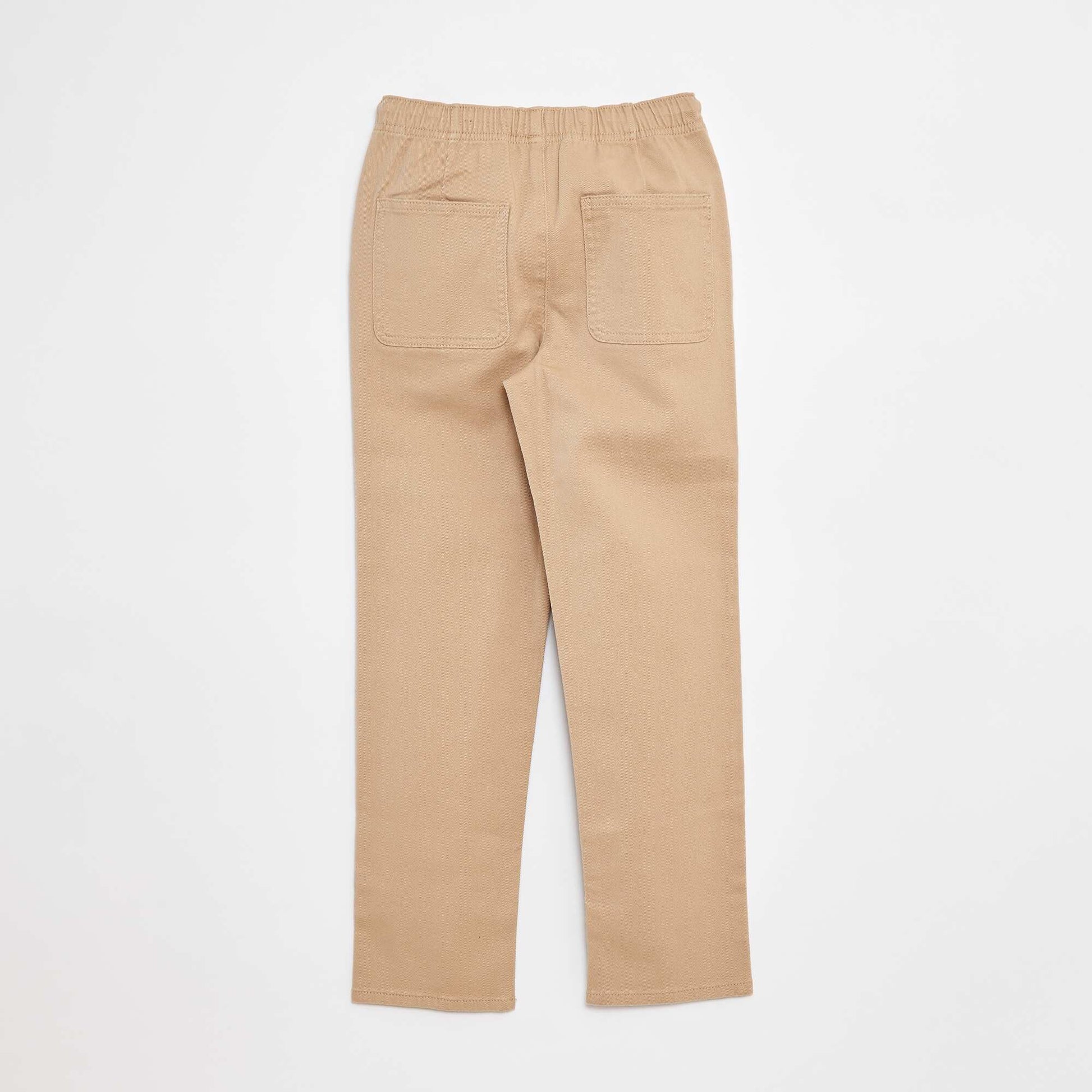 Pantalon regular uni BEIGE