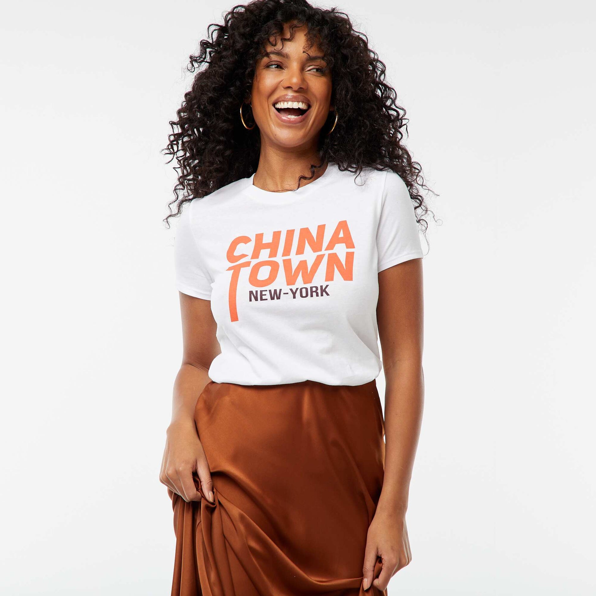 T-shirt imprimé BLANC
