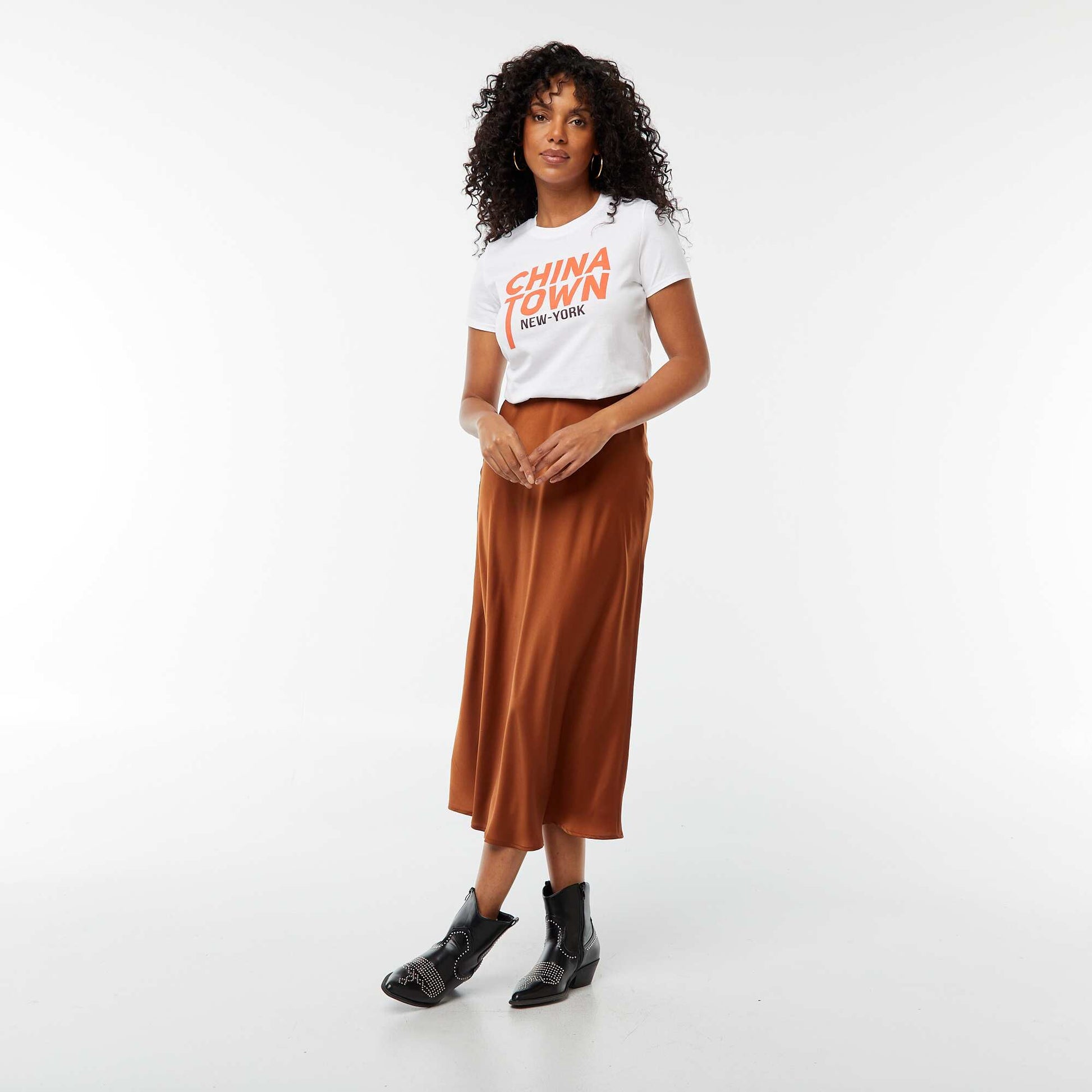 T-shirt imprimé BLANC