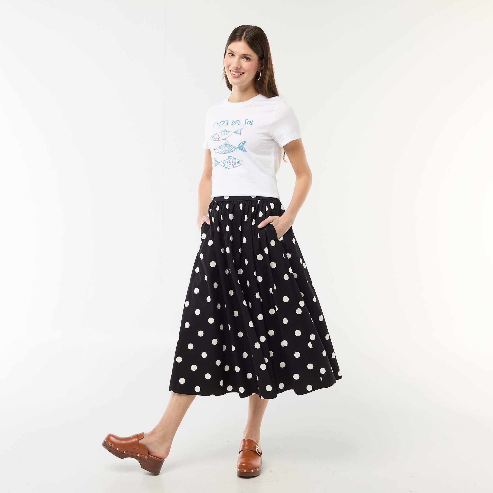 T-shirt imprimé BLANC