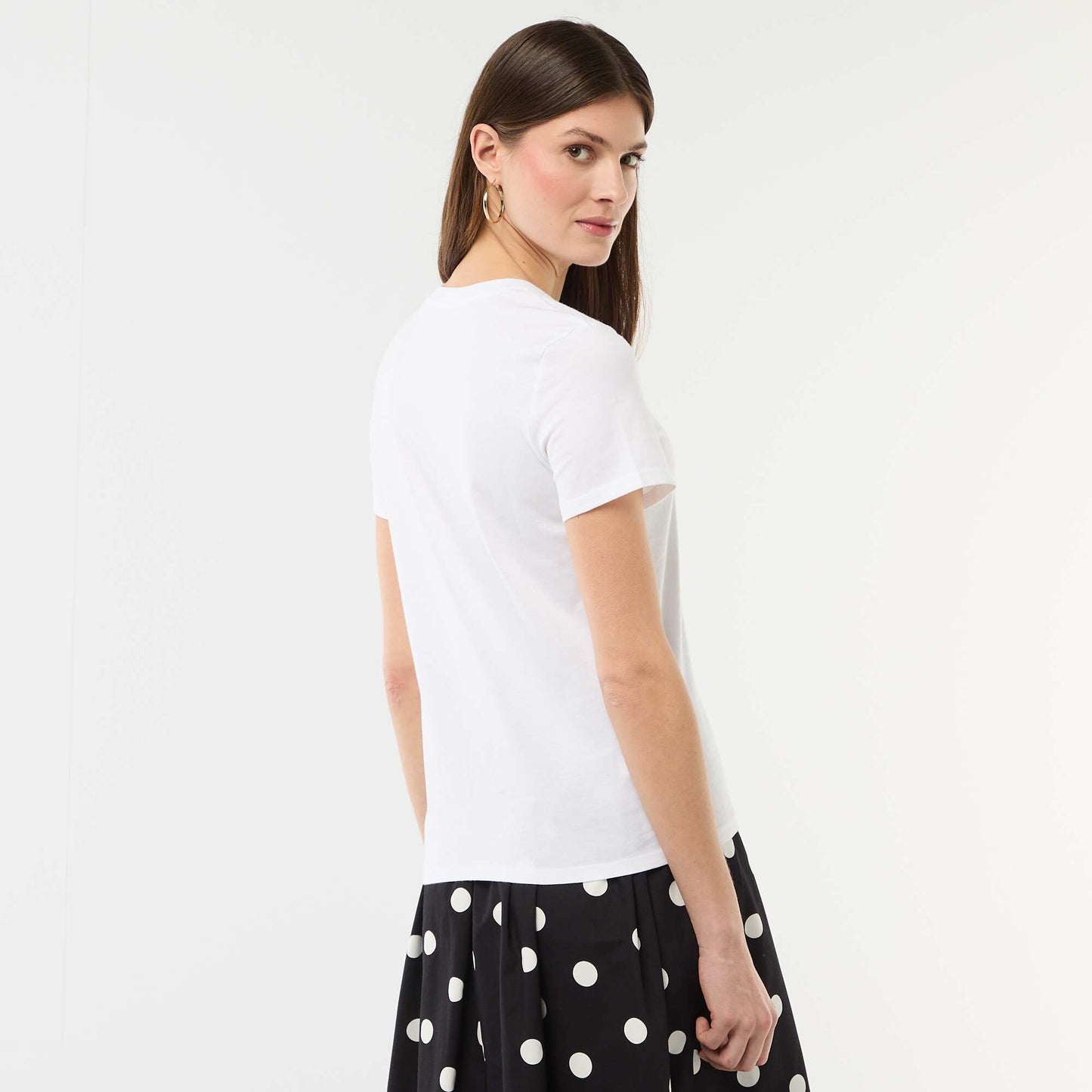T-shirt imprimé BLANC