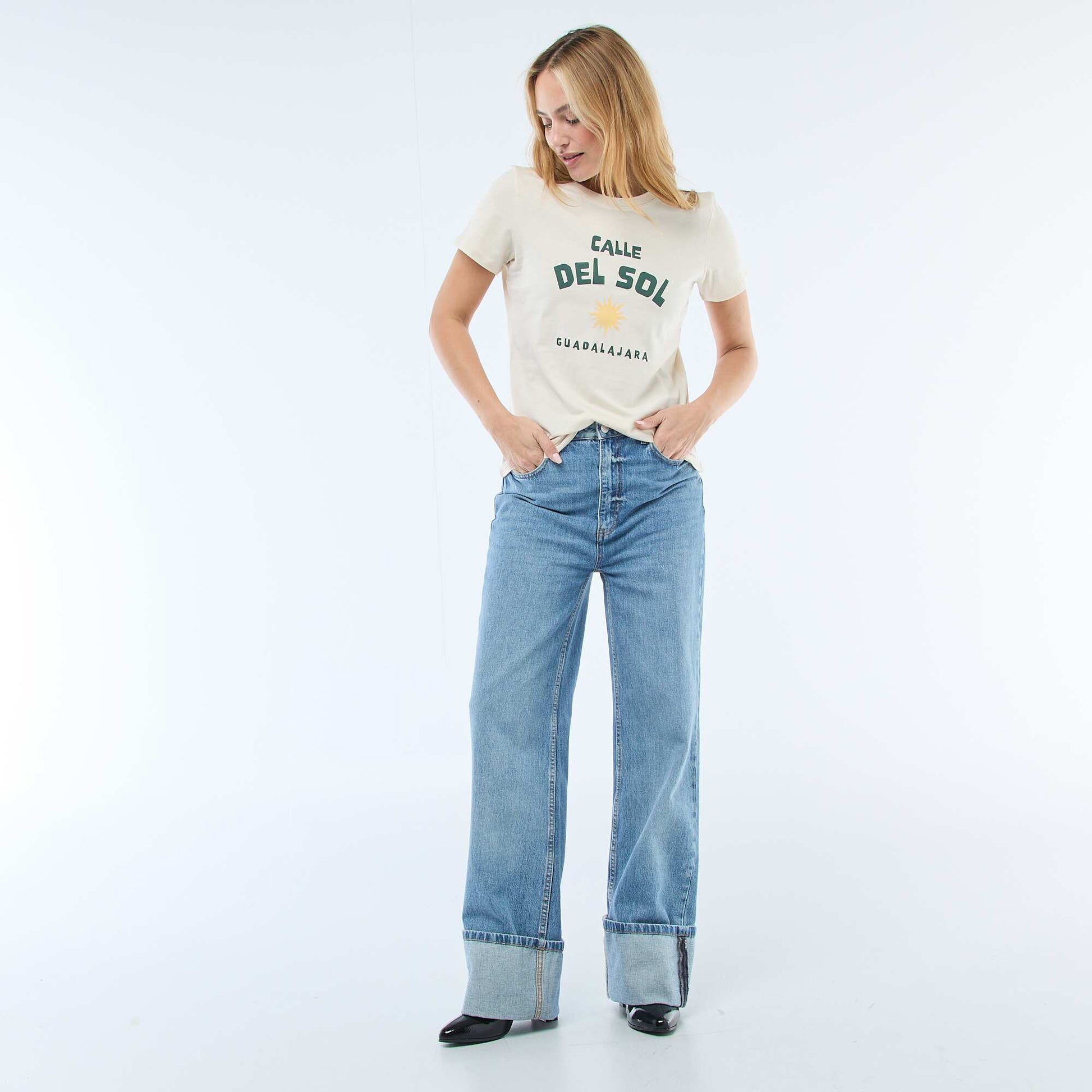 T-shirt imprimé VERT