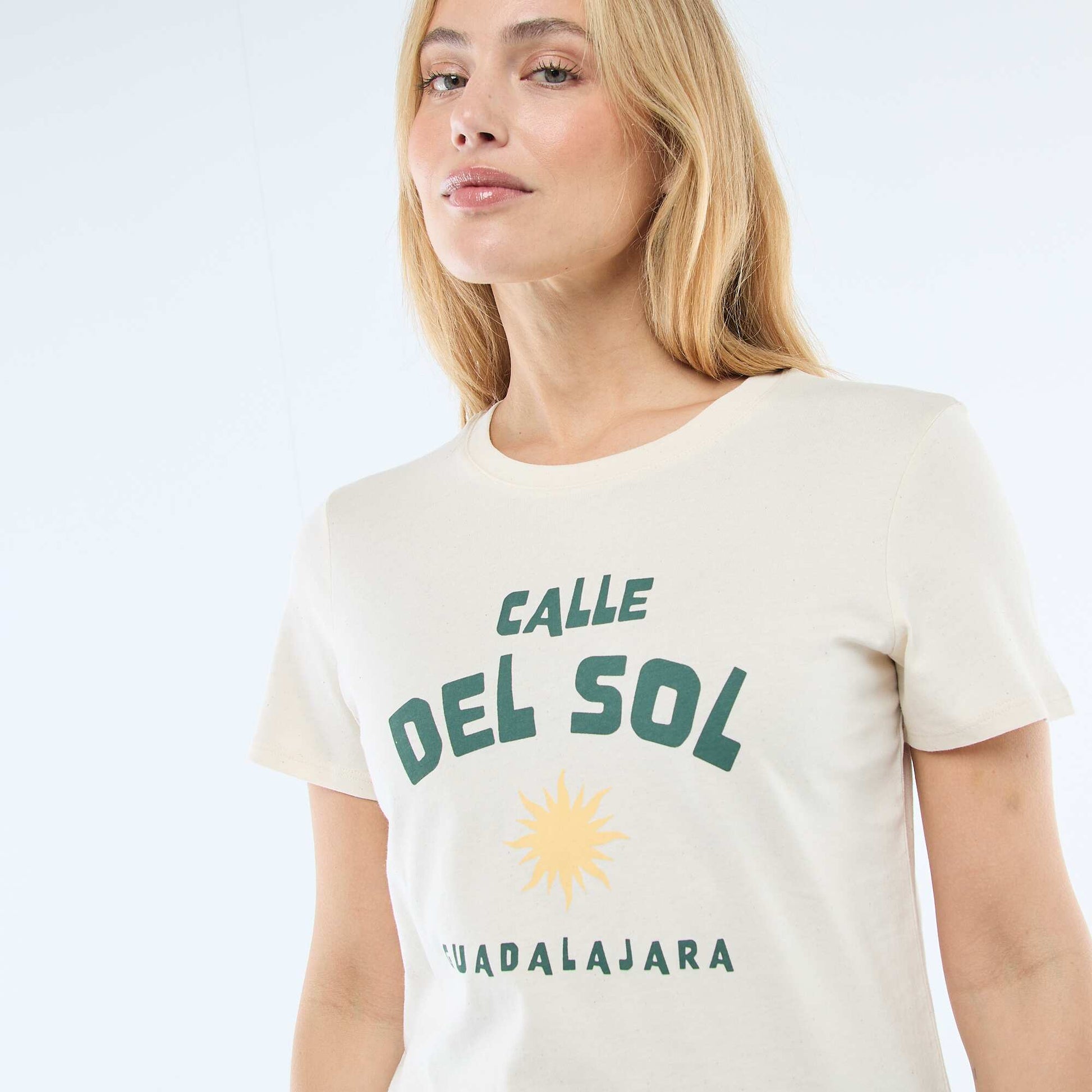 T-shirt imprimé VERT