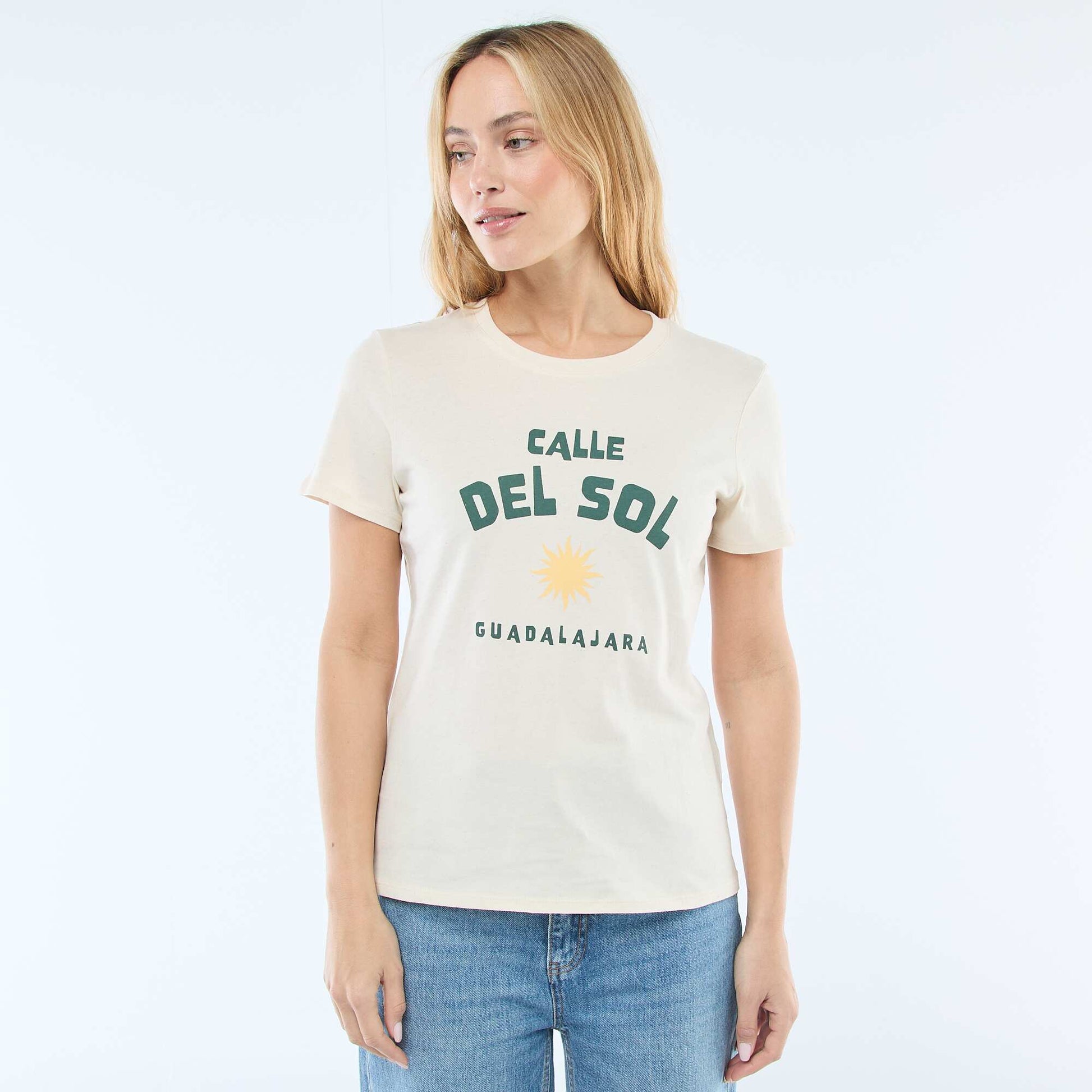 T-shirt imprimé VERT