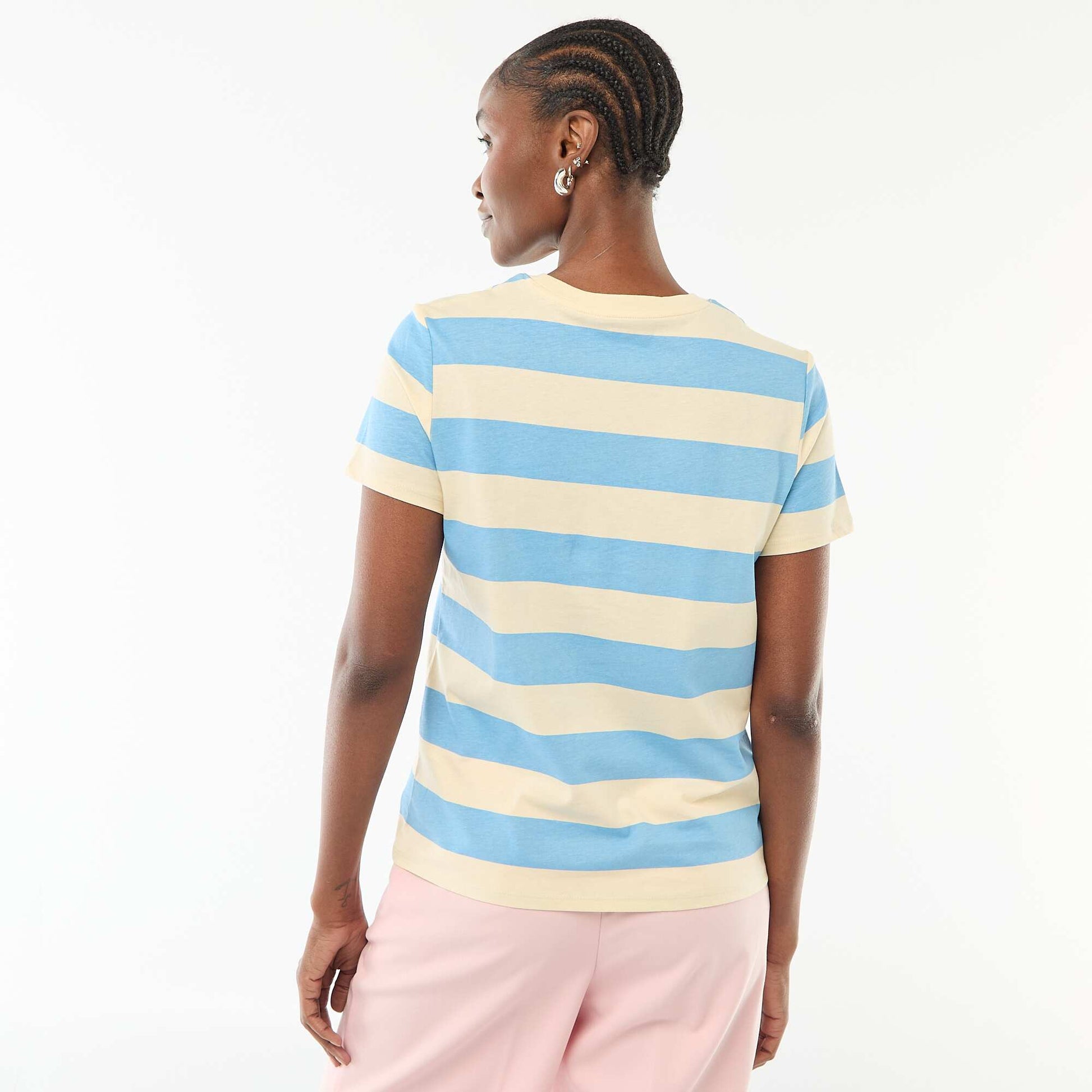 T-shirt imprimé BLEU