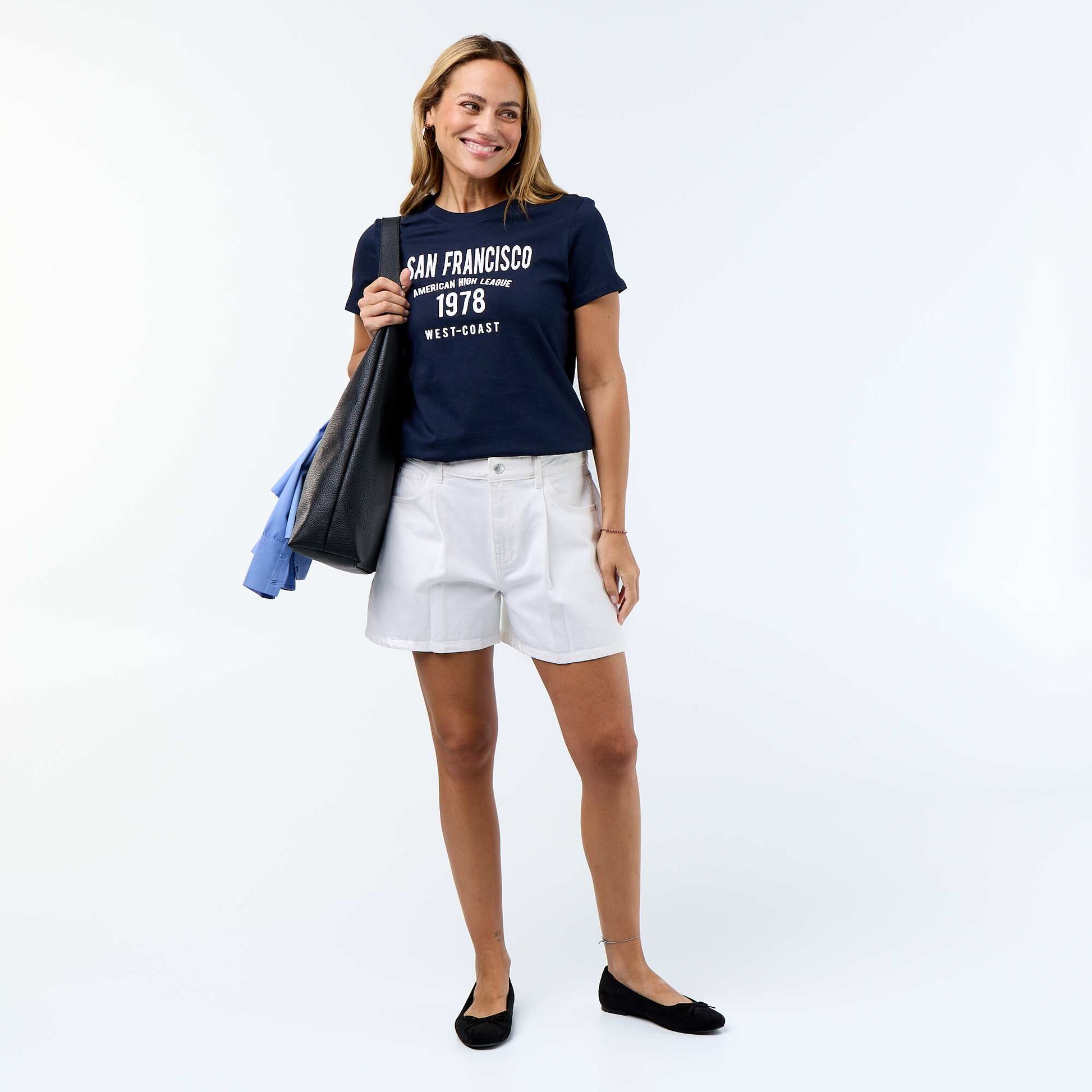 T-shirt imprimé BLEU